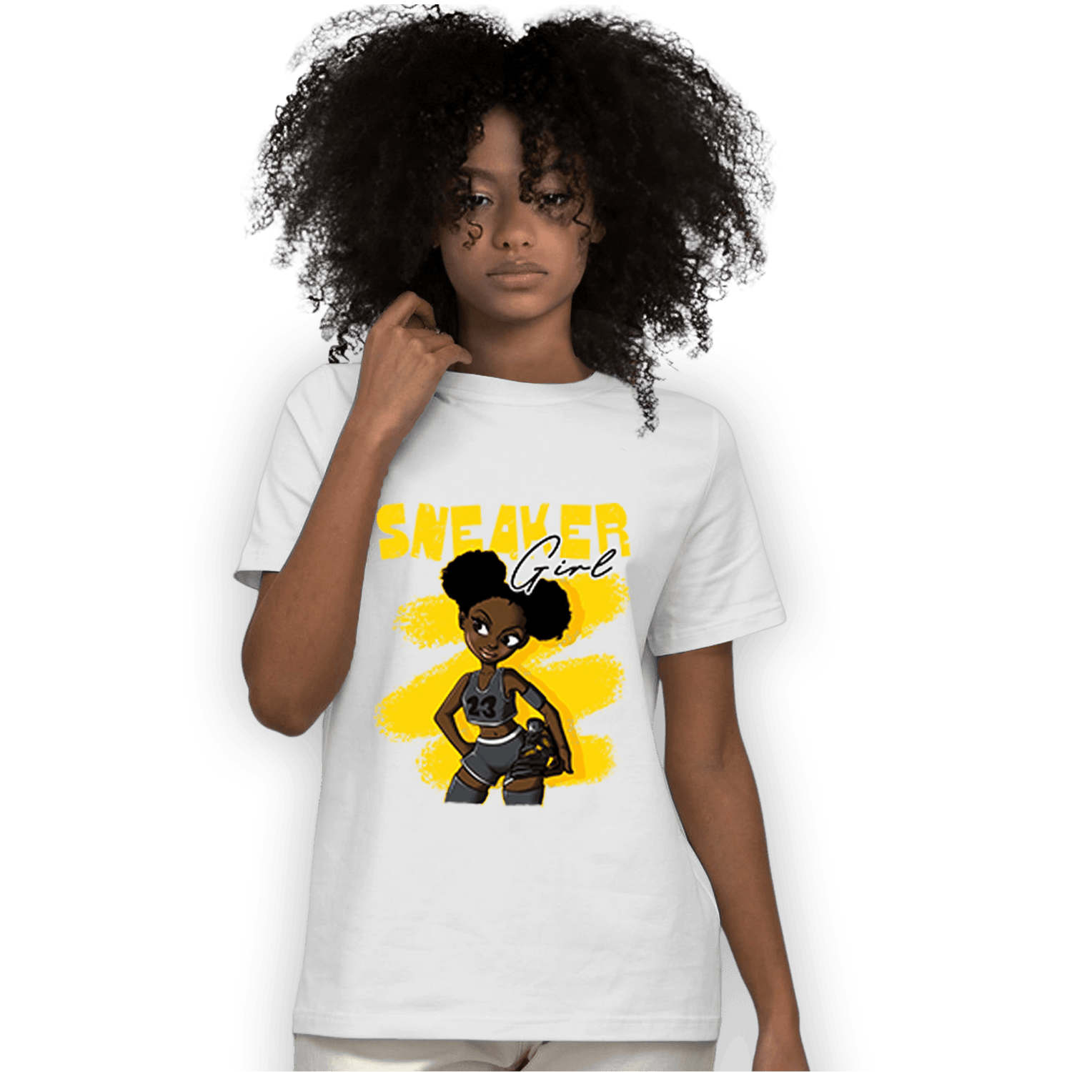 Thunder 4s T Shirt Match Black Sneaker Girl - NastyJamz