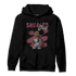 Burgundy 5s Hoodie Match Black Sneaker Girl - NastyJamz