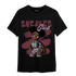 Burgundy 5s T Shirt Match Black Sneaker Girl - NastyJamz