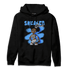 University Blue 5s Hoodie Match Black Sneaker Girl - NastyJamz