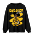 Yellow Ochre 6s Sweatshirt Match Black Sneaker Girl - NastyJamz
