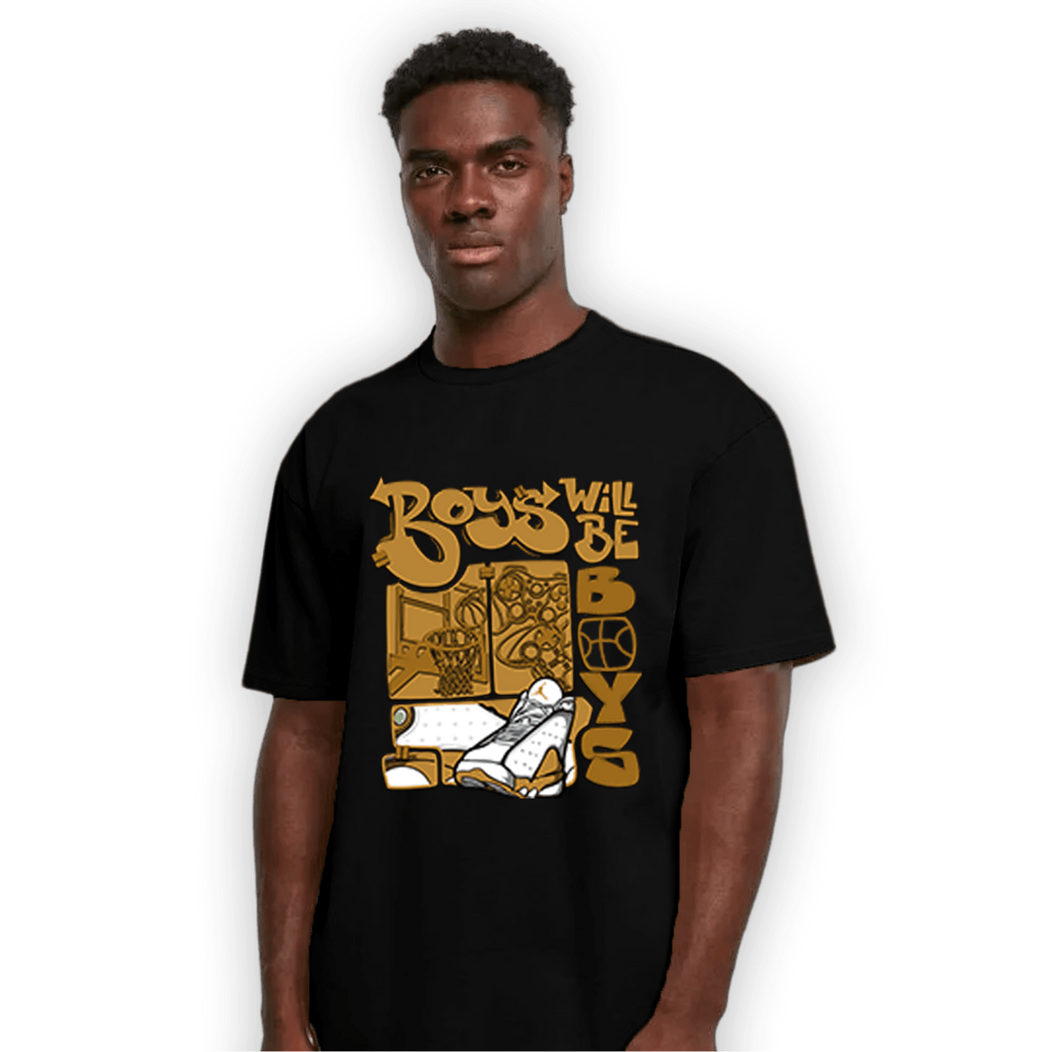 Wheat 13s T Shirt Match Boys Will Be Boys - NastyJamz