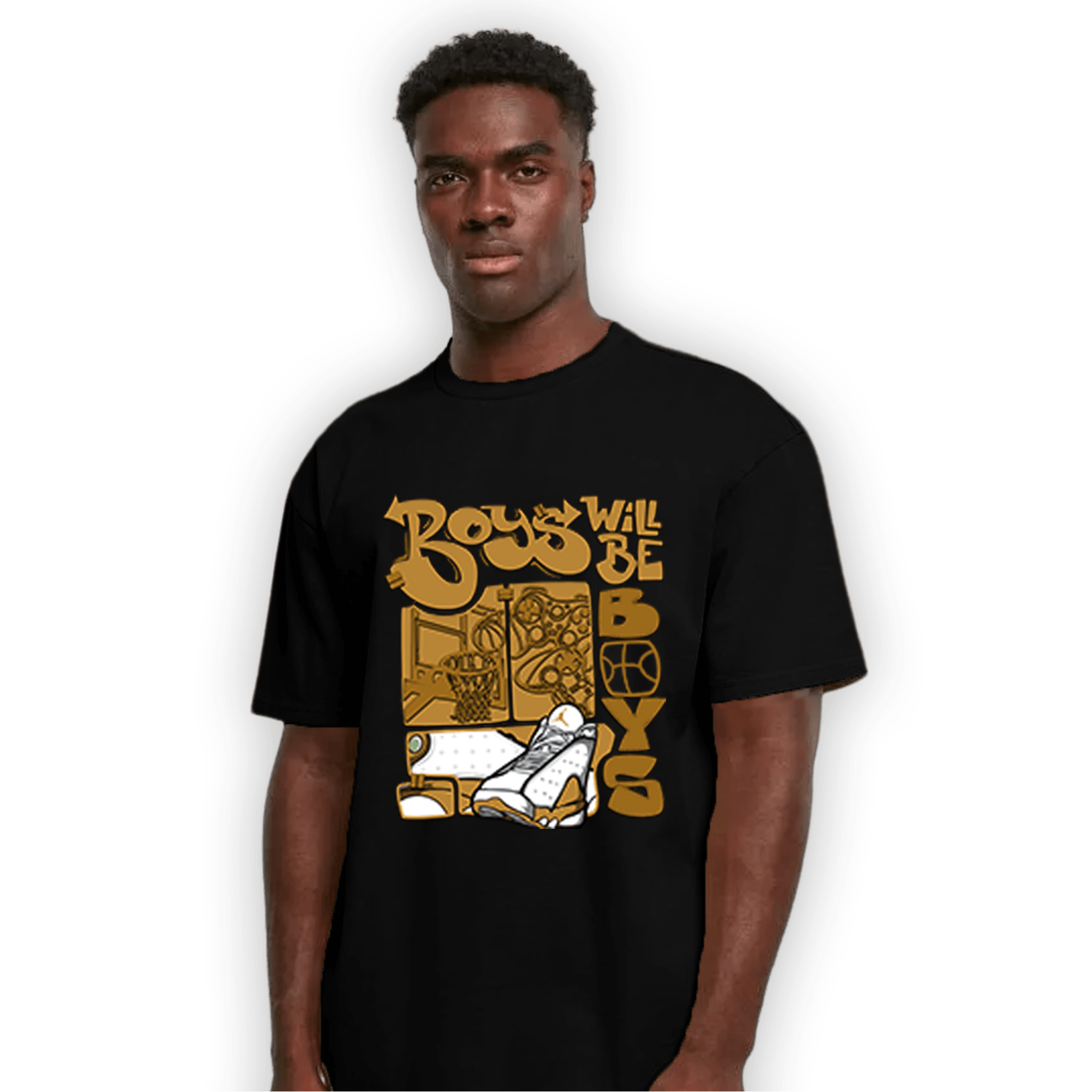 Wheat 13s T Shirt Match Boys Will Be Boys - NastyJamz