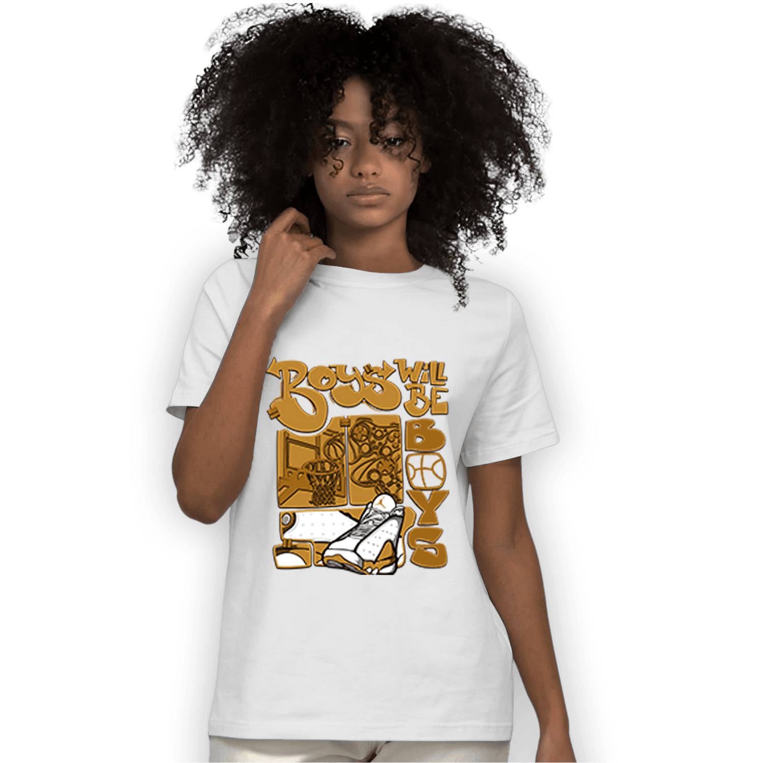 Wheat 13s T Shirt Match Boys Will Be Boys - NastyJamz