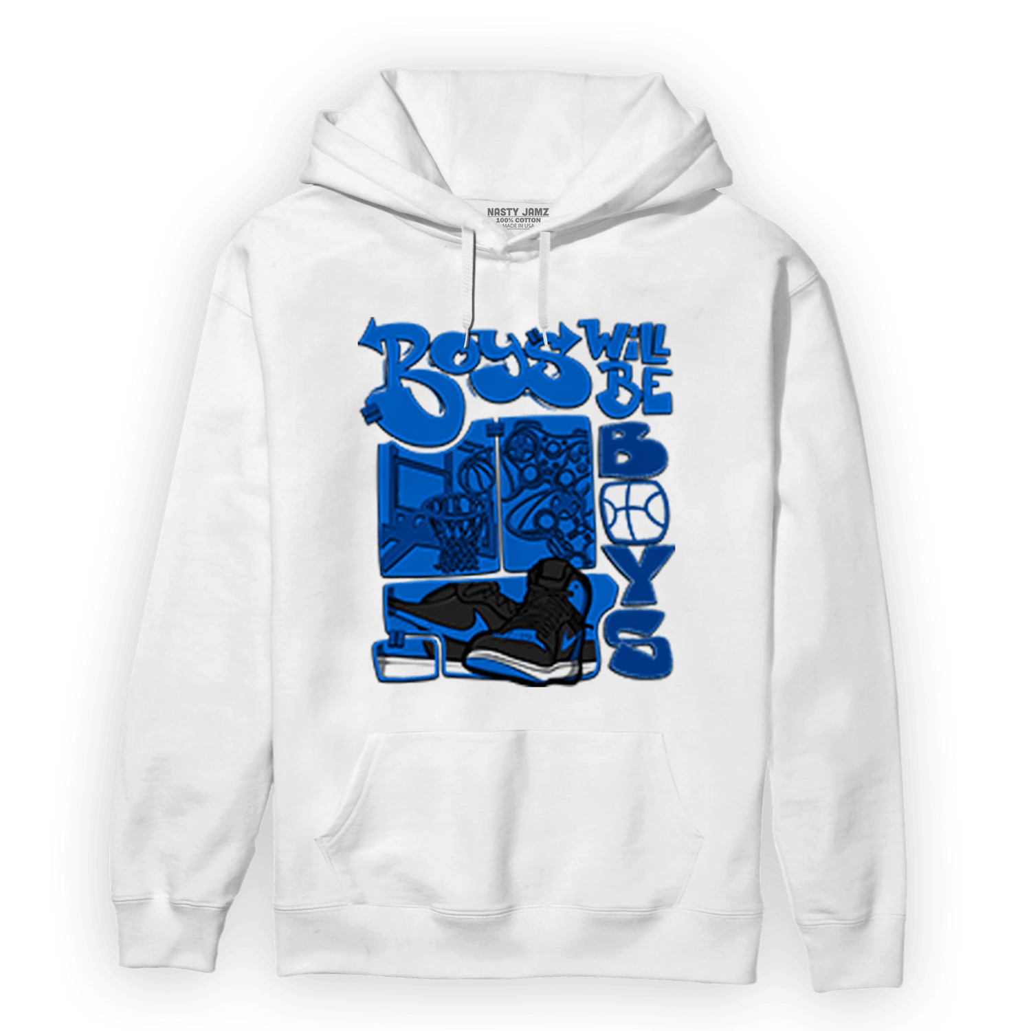 Royal Reimagined 1s Hoodie Match Boys Will Be Boys - NastyJamz