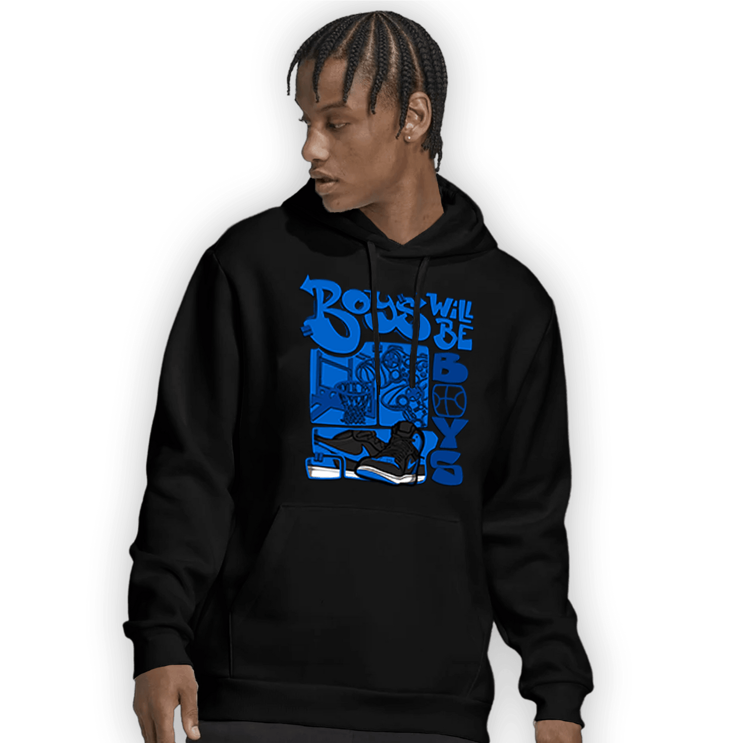 Royal Reimagined 1s Hoodie Match Boys Will Be Boys - NastyJamz