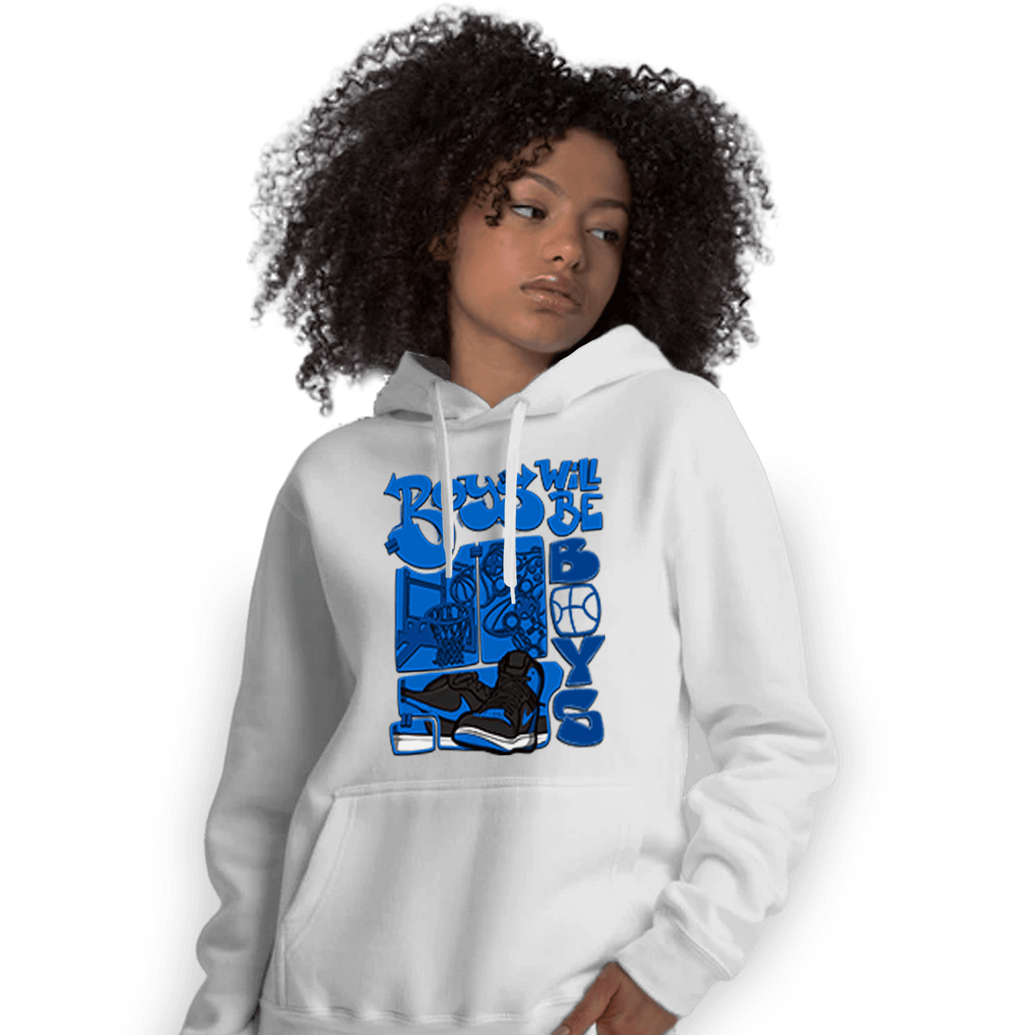 Royal Reimagined 1s Hoodie Match Boys Will Be Boys - NastyJamz