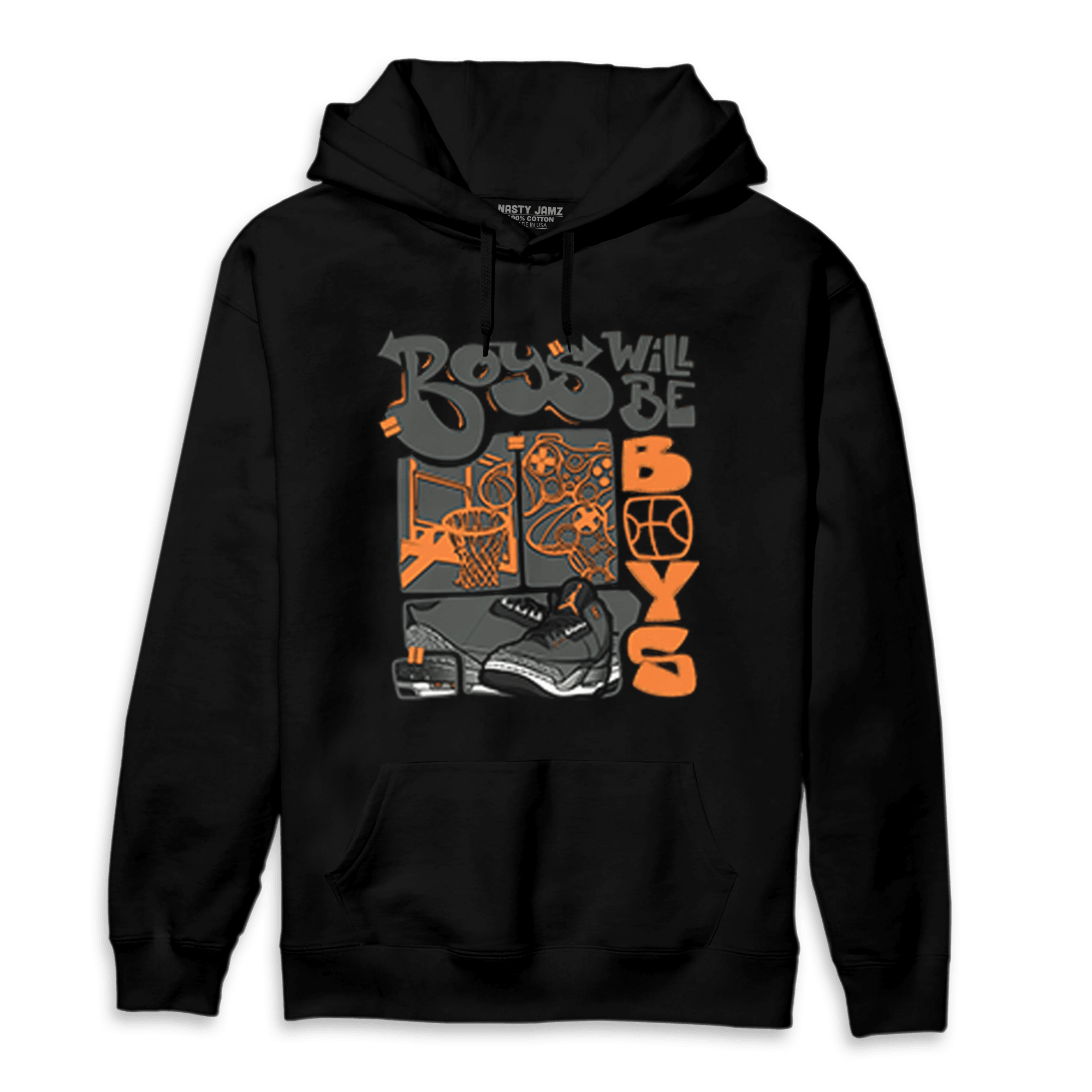 Fear Pack 3s Hoodie Match Boys Will Be Boys - NastyJamz