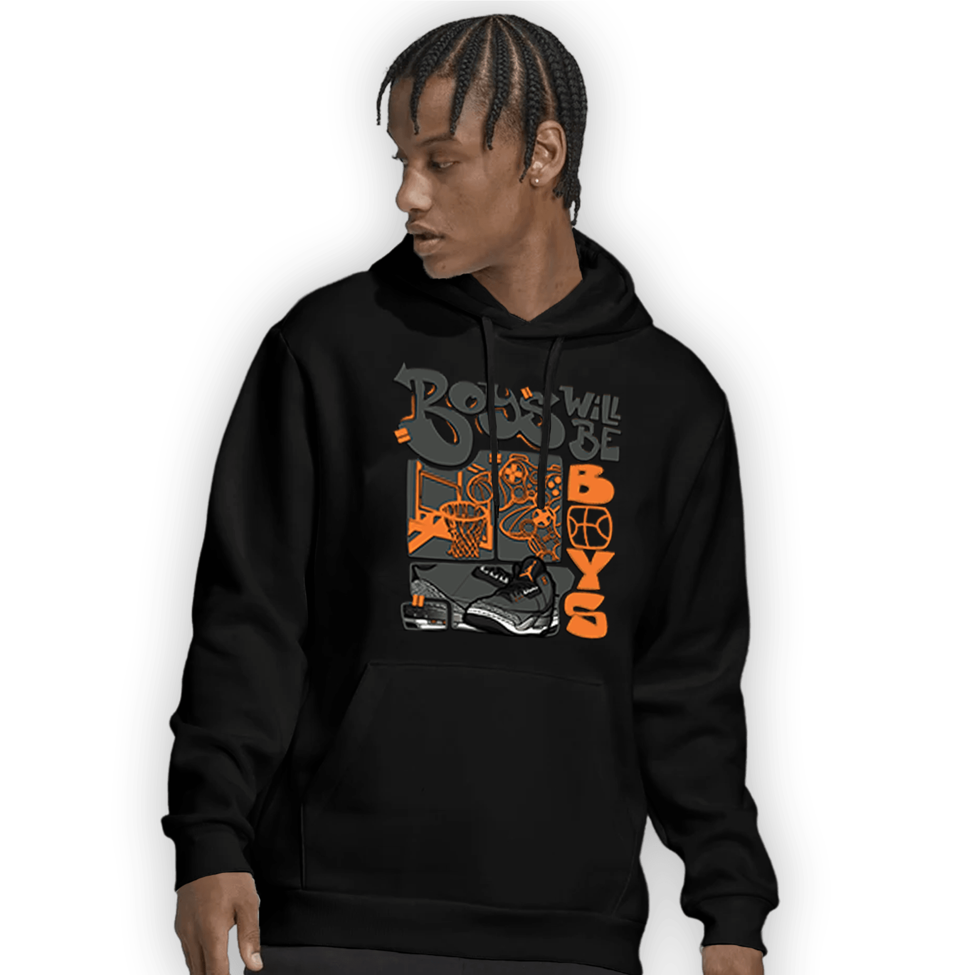Fear Pack 3s Hoodie Match Boys Will Be Boys - NastyJamz