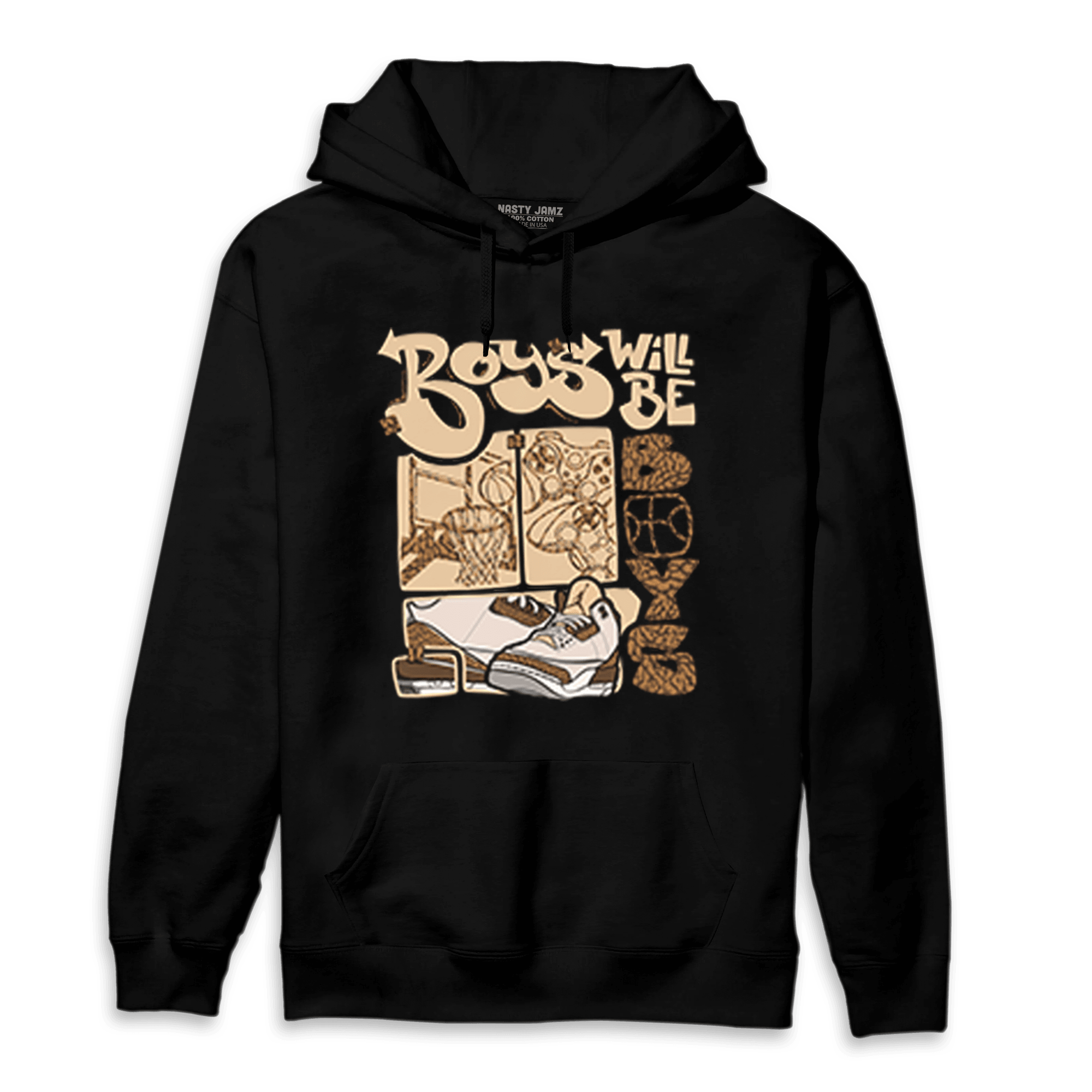 Palomino 3s Hoodie Match Boys Will Be Boys - NastyJamz