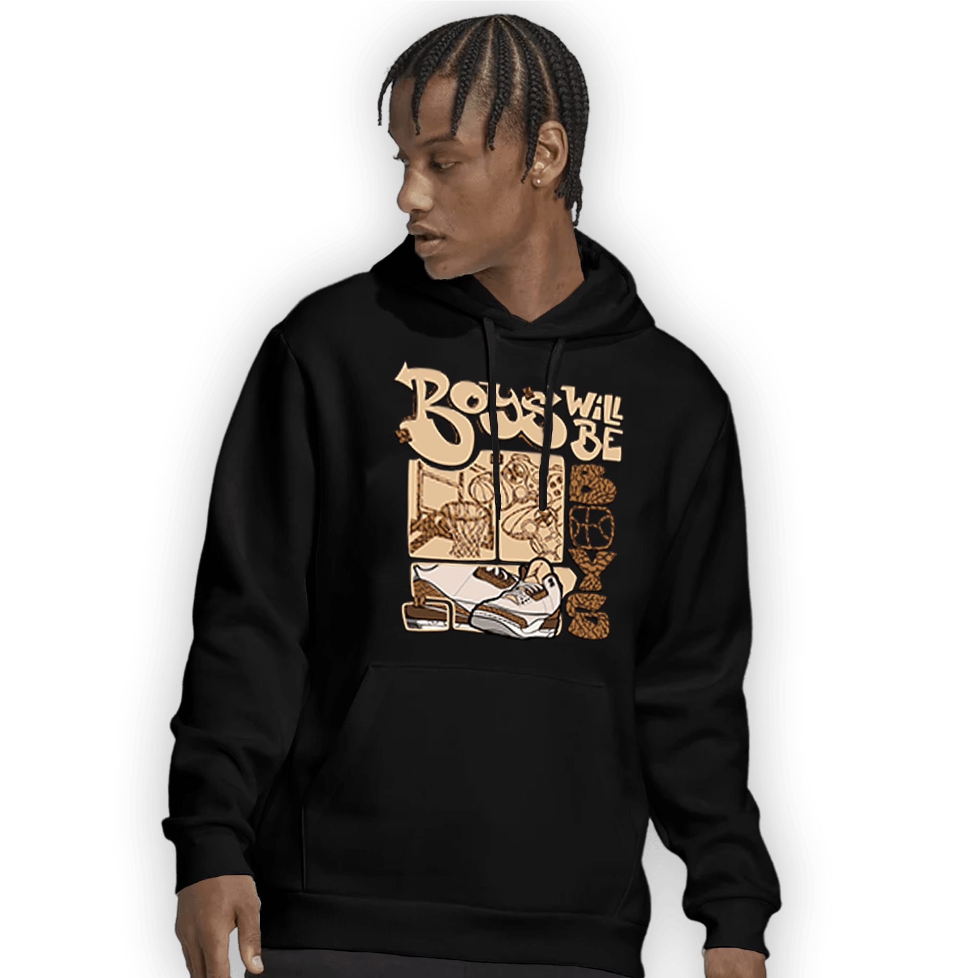 Palomino 3s Hoodie Match Boys Will Be Boys - NastyJamz