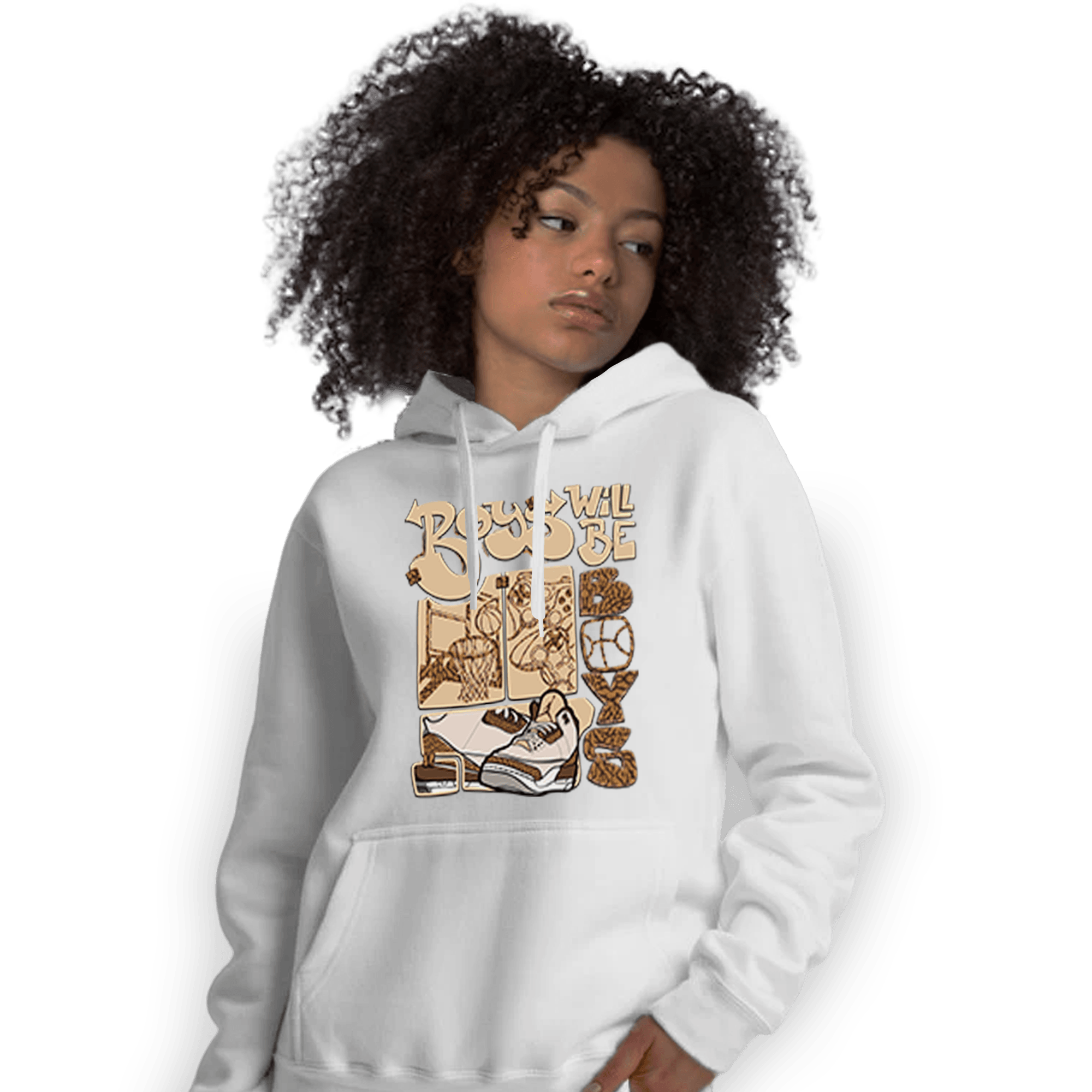 Palomino 3s Hoodie Match Boys Will Be Boys - NastyJamz