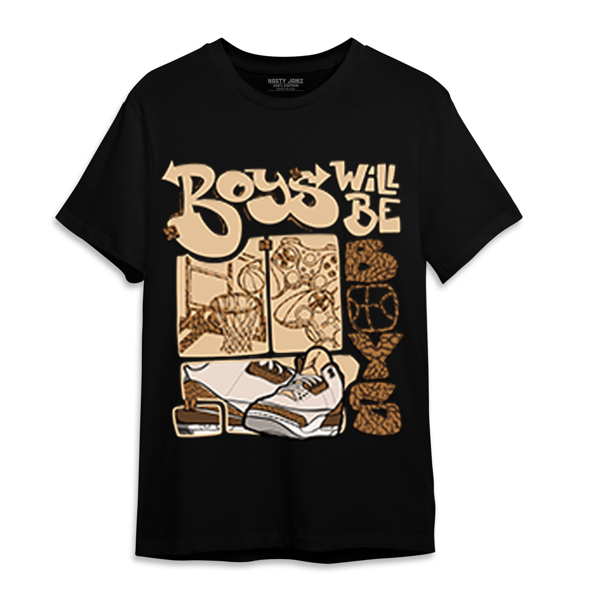 Palomino 3s T Shirt Match Boys Will Be Boys - NastyJamz