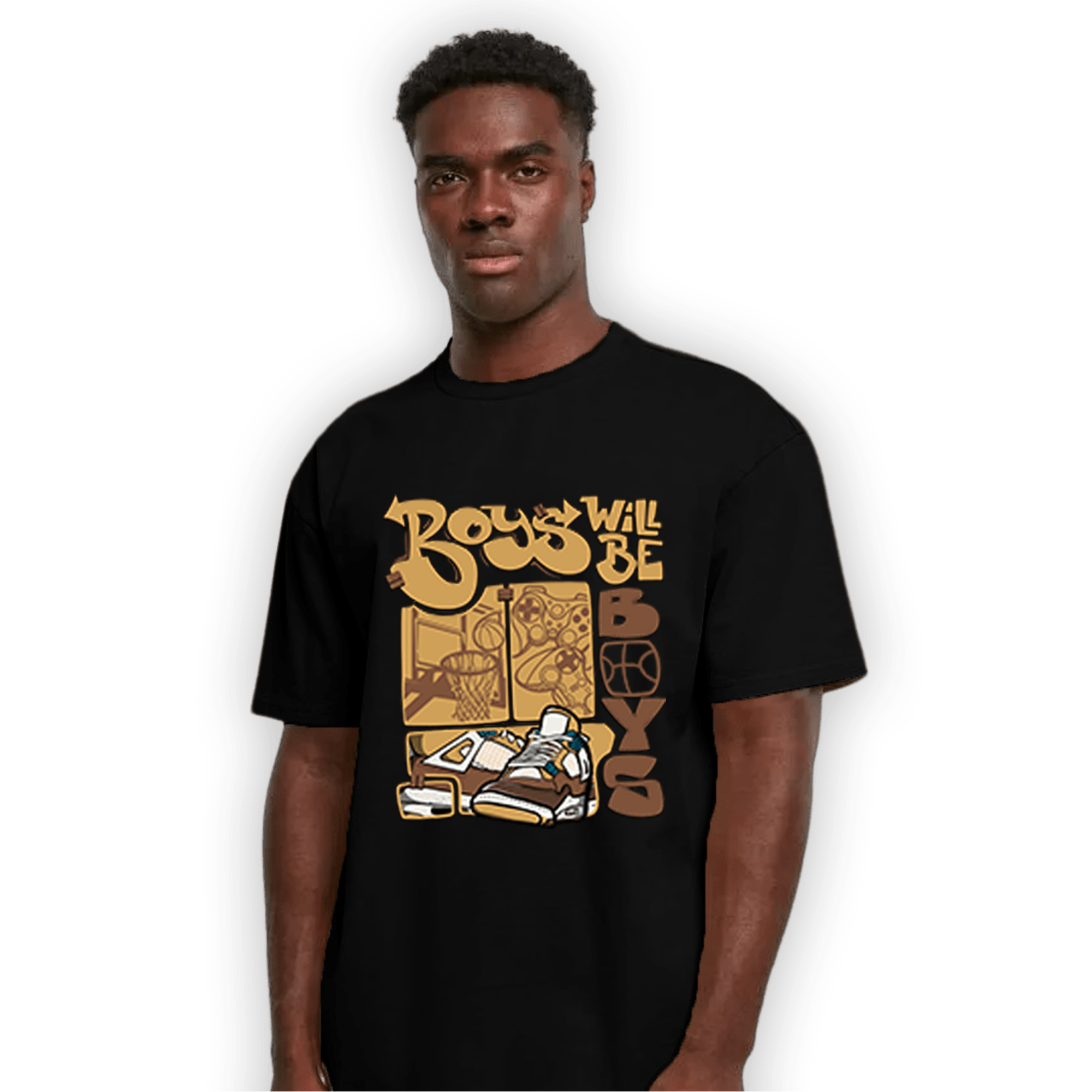 Cacao Wow 4s T Shirt Match Boys Will Be Boys - NastyJamz