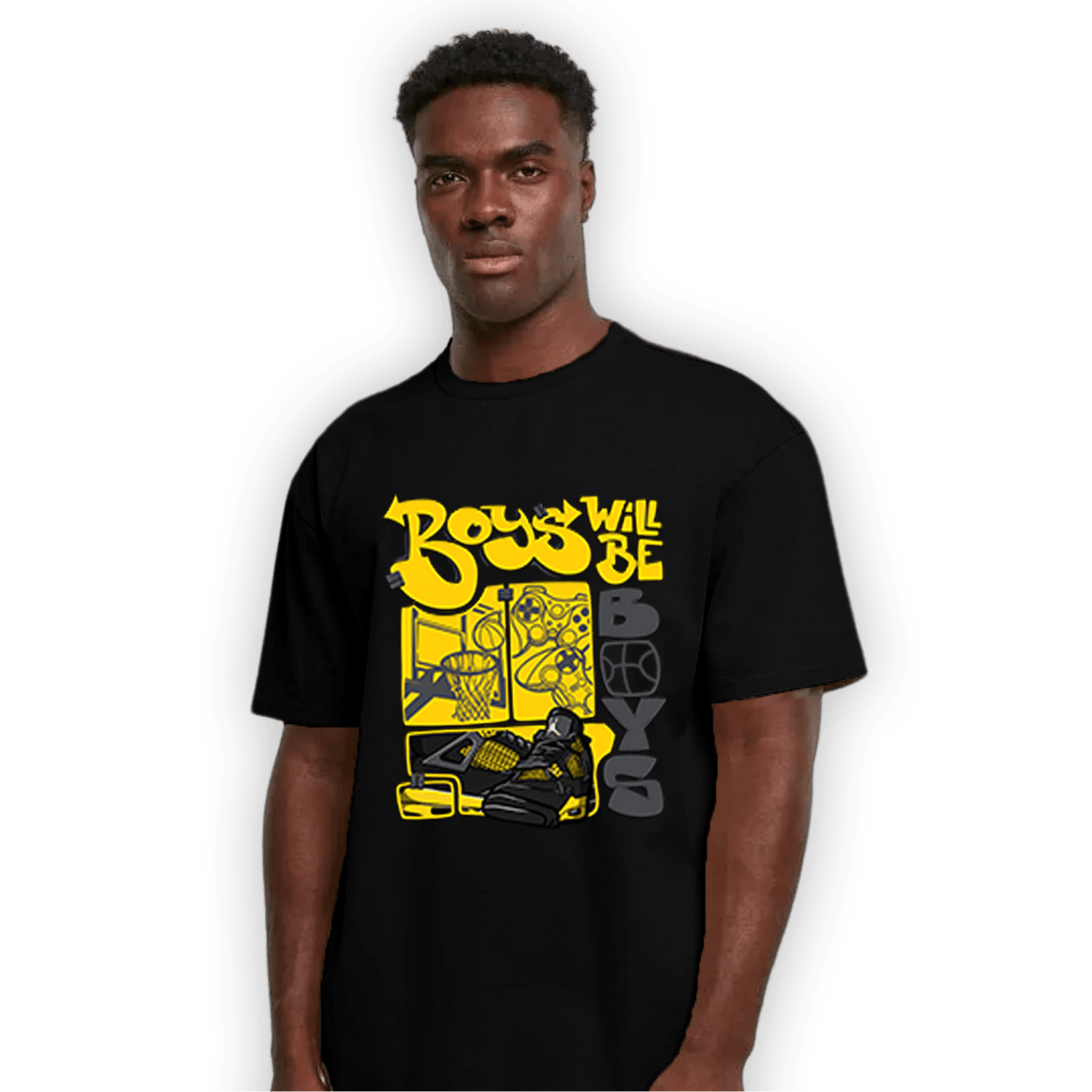 Thunder 4s T Shirt Match Boys Will Be Boys - NastyJamz