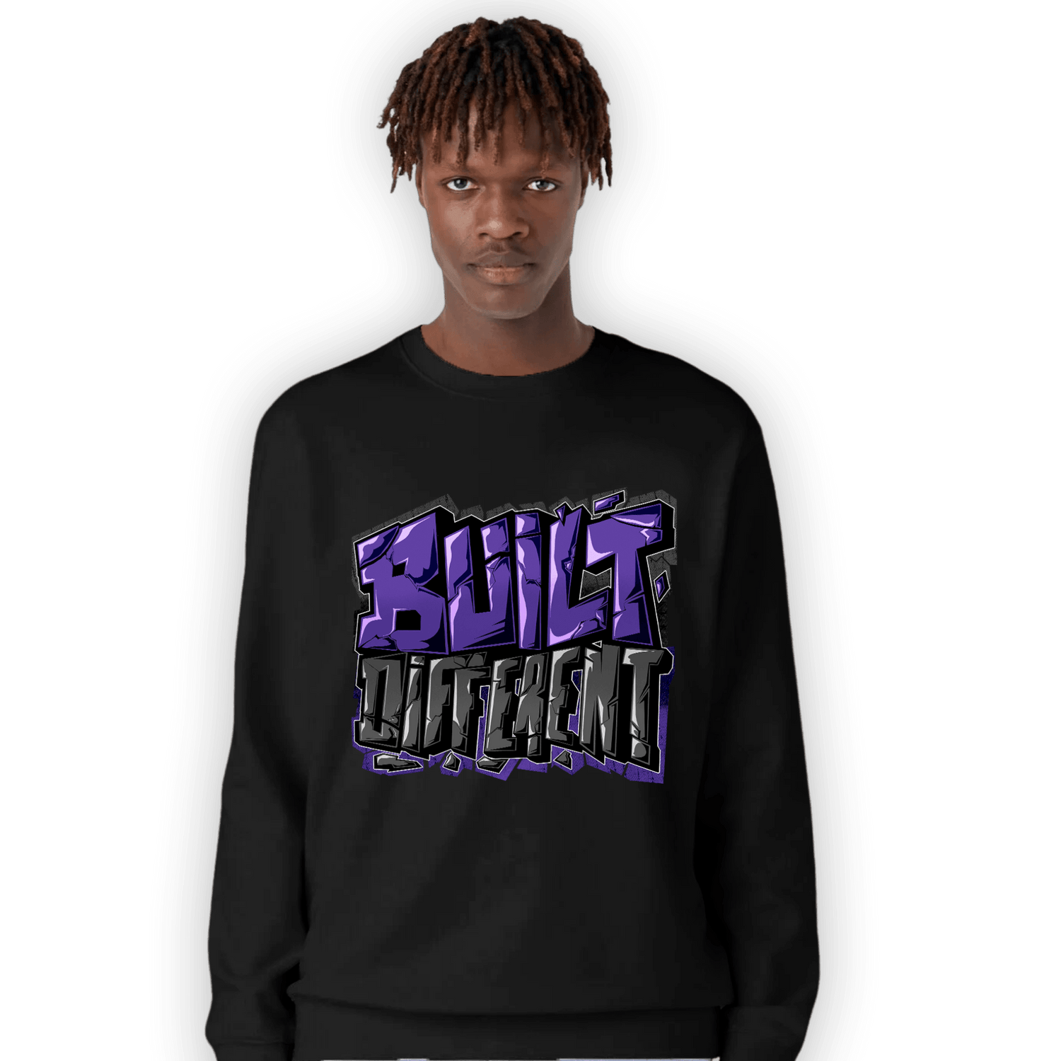 Field Purple 12s Sweatshirt Match Built Different - NastyJamz