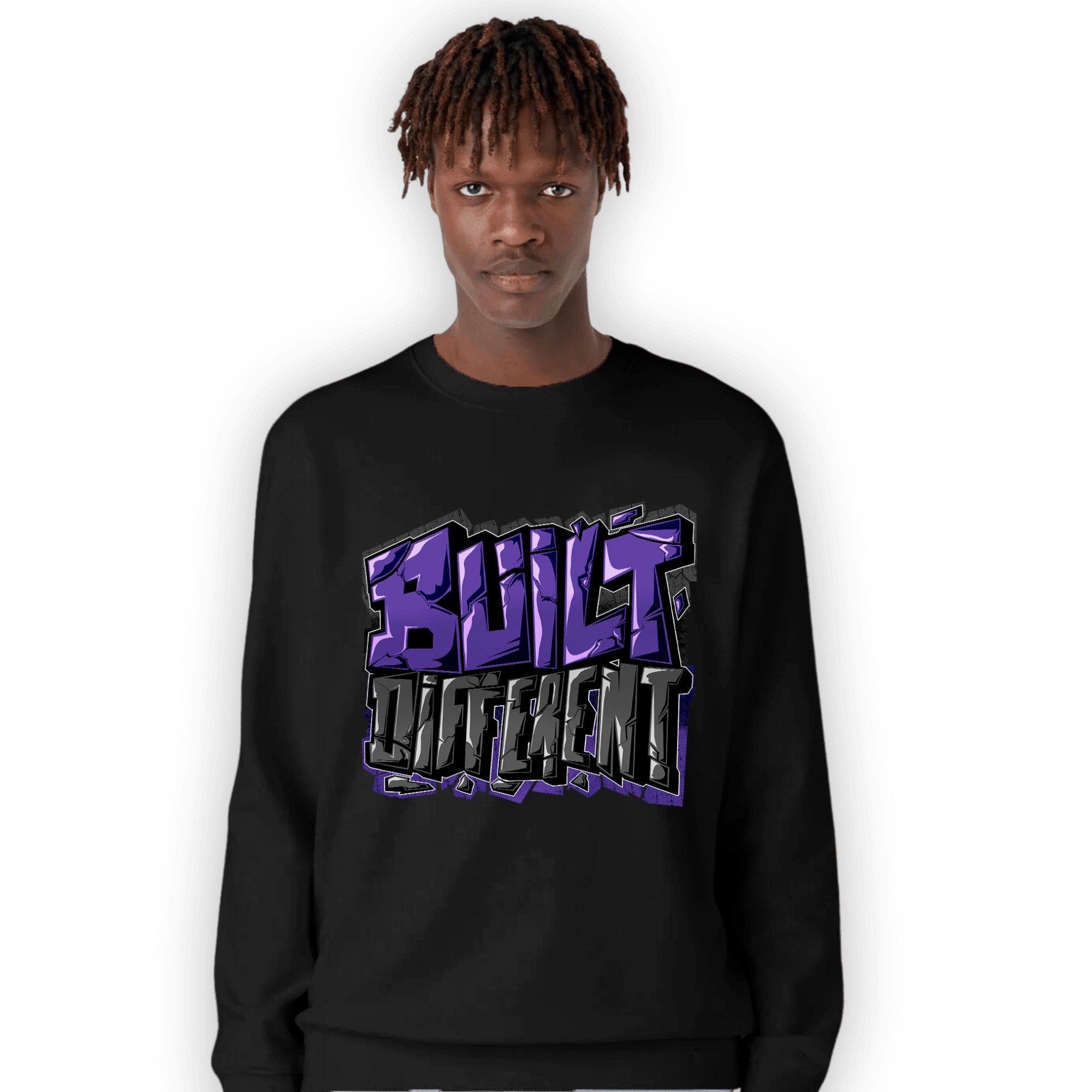 Field Purple 12s Sweatshirt Match Built Different - NastyJamz