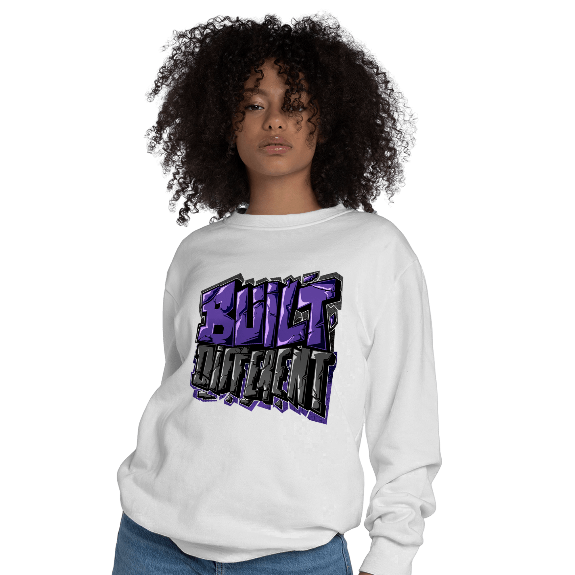 Field Purple 12s Sweatshirt Match Built Different - NastyJamz