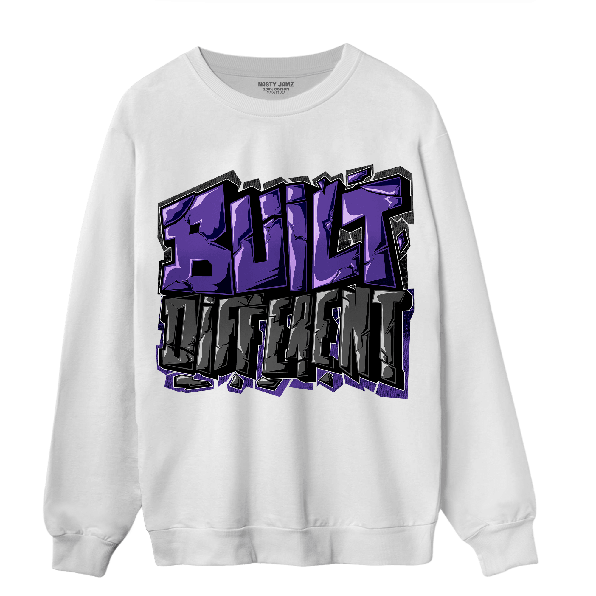 Field Purple 12s Sweatshirt Match Built Different - NastyJamz