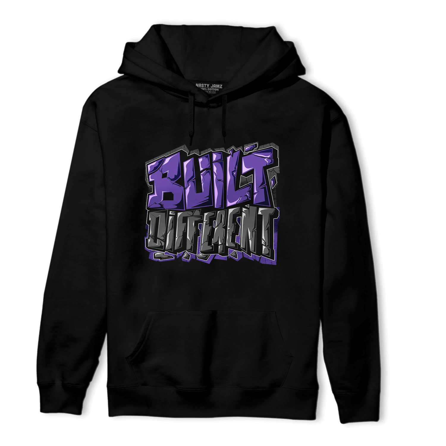 Field Purple 12s Hoodie Match Built Different - NastyJamz