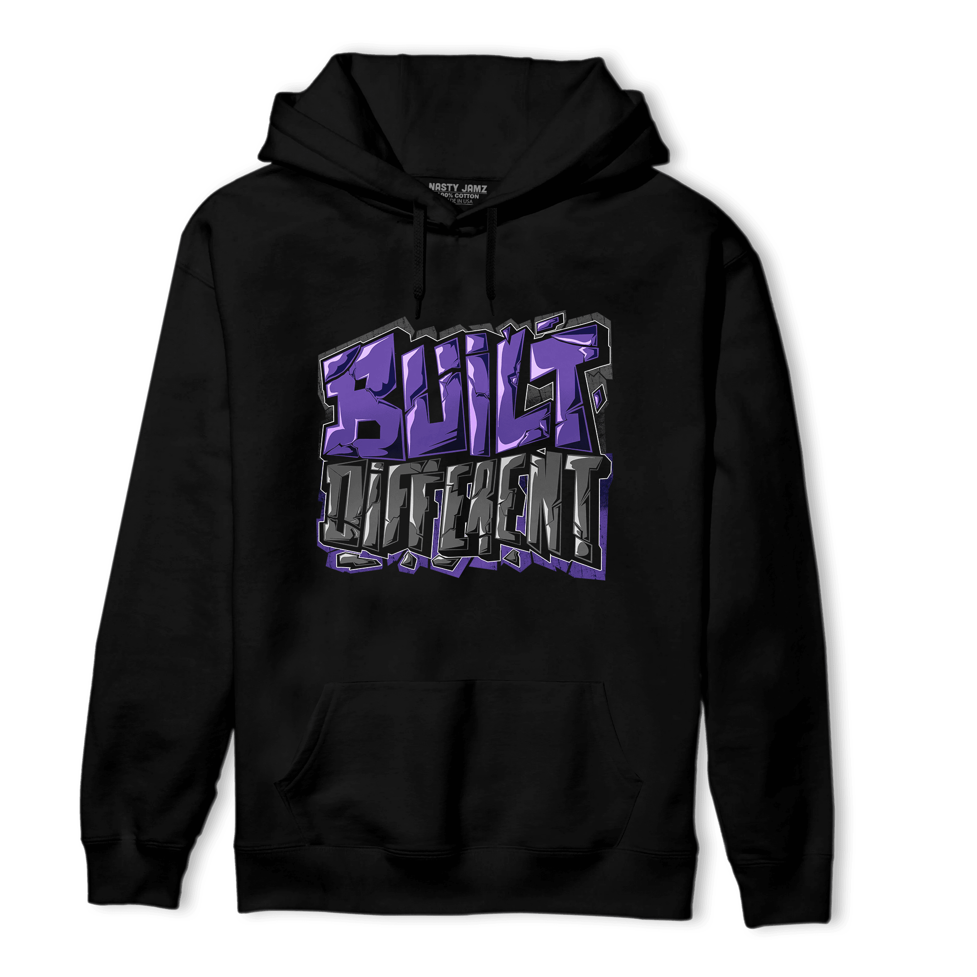 Field Purple 12s Hoodie Match Built Different - NastyJamz