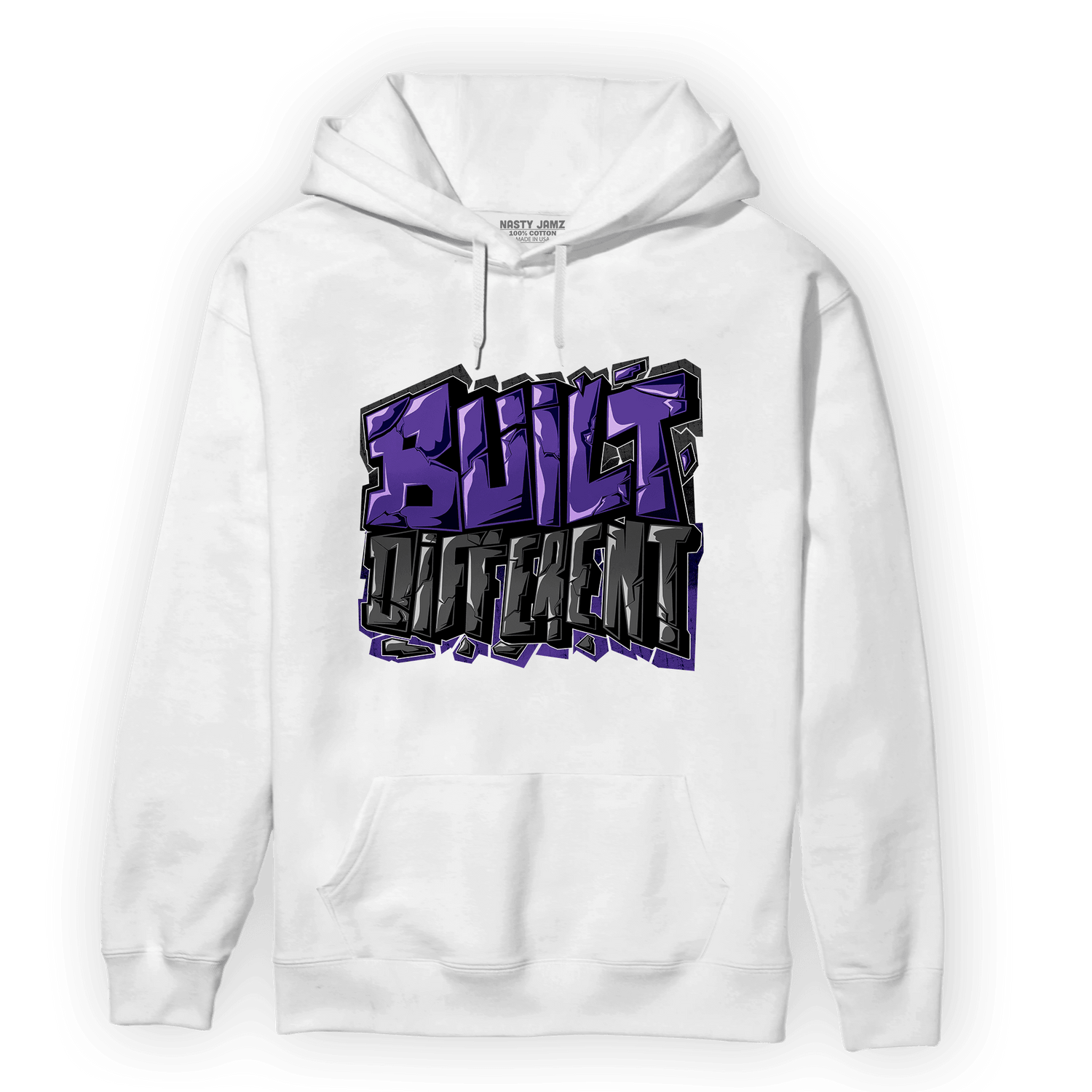 Field Purple 12s Hoodie Match Built Different - NastyJamz