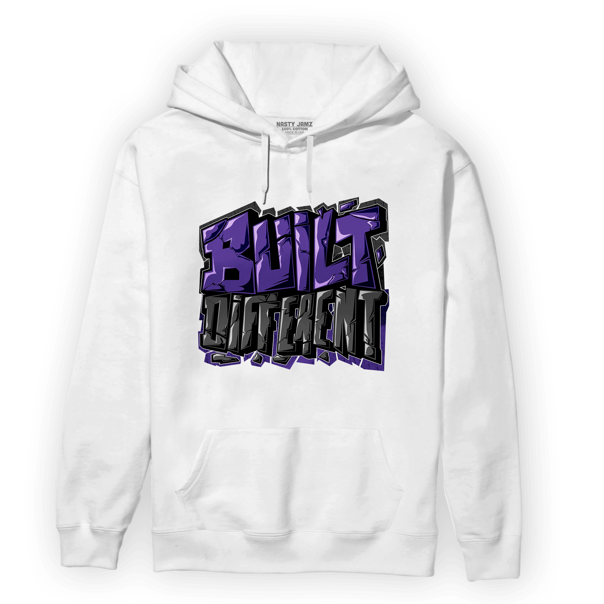 Field Purple 12s Hoodie Match Built Different - NastyJamz