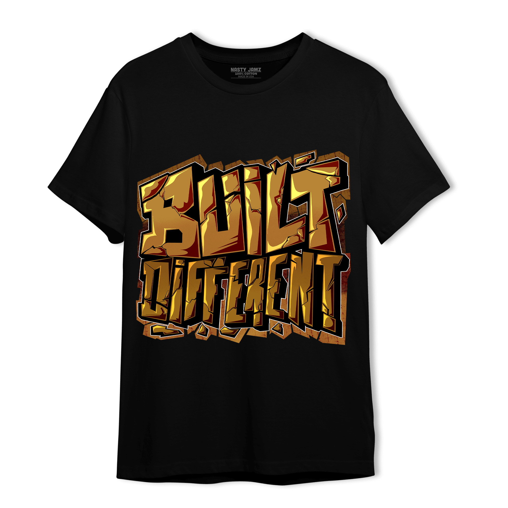 Wheat 13s T Shirt Match Built Different - NastyJamz