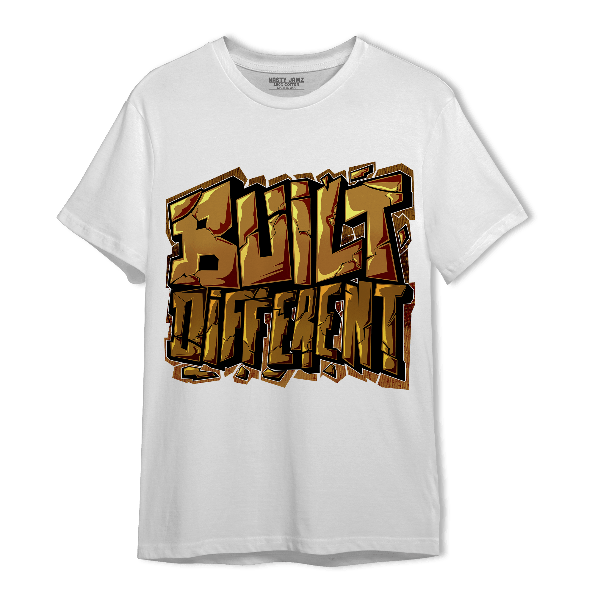 Wheat 13s T Shirt Match Built Different - NastyJamz