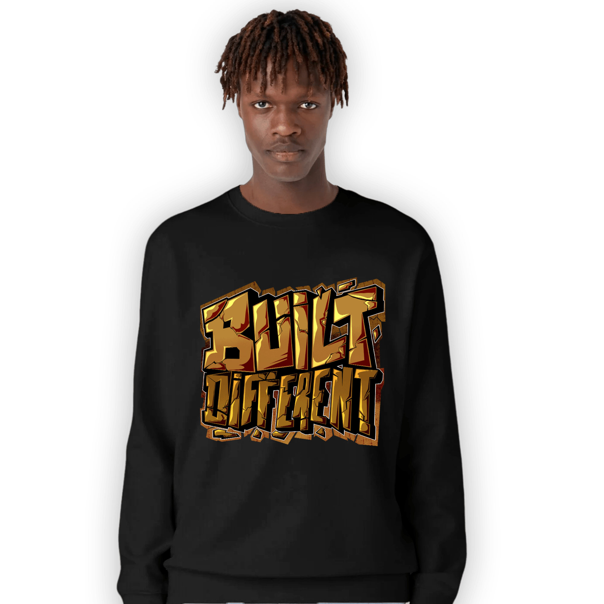 Wheat 13s Sweatshirt Match Built Different - NastyJamz