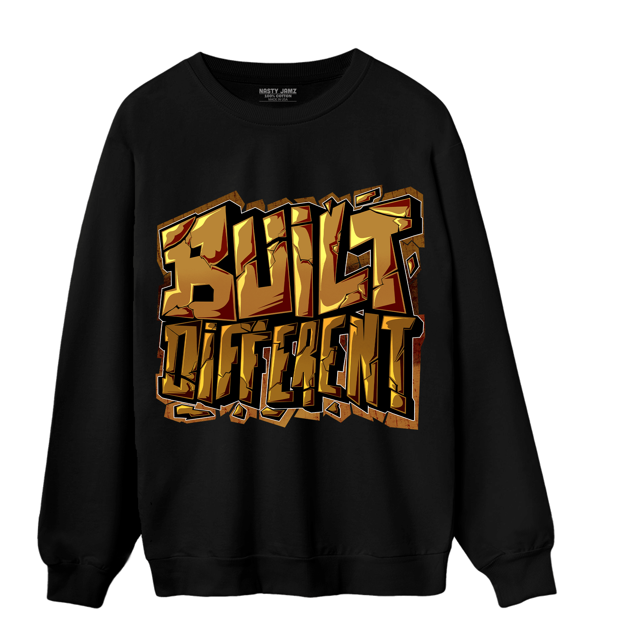 Wheat 13s Sweatshirt Match Built Different - NastyJamz