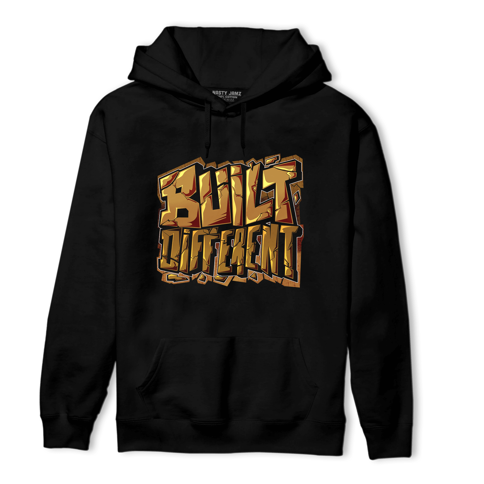 Wheat 13s Hoodie Match Built Different - NastyJamz