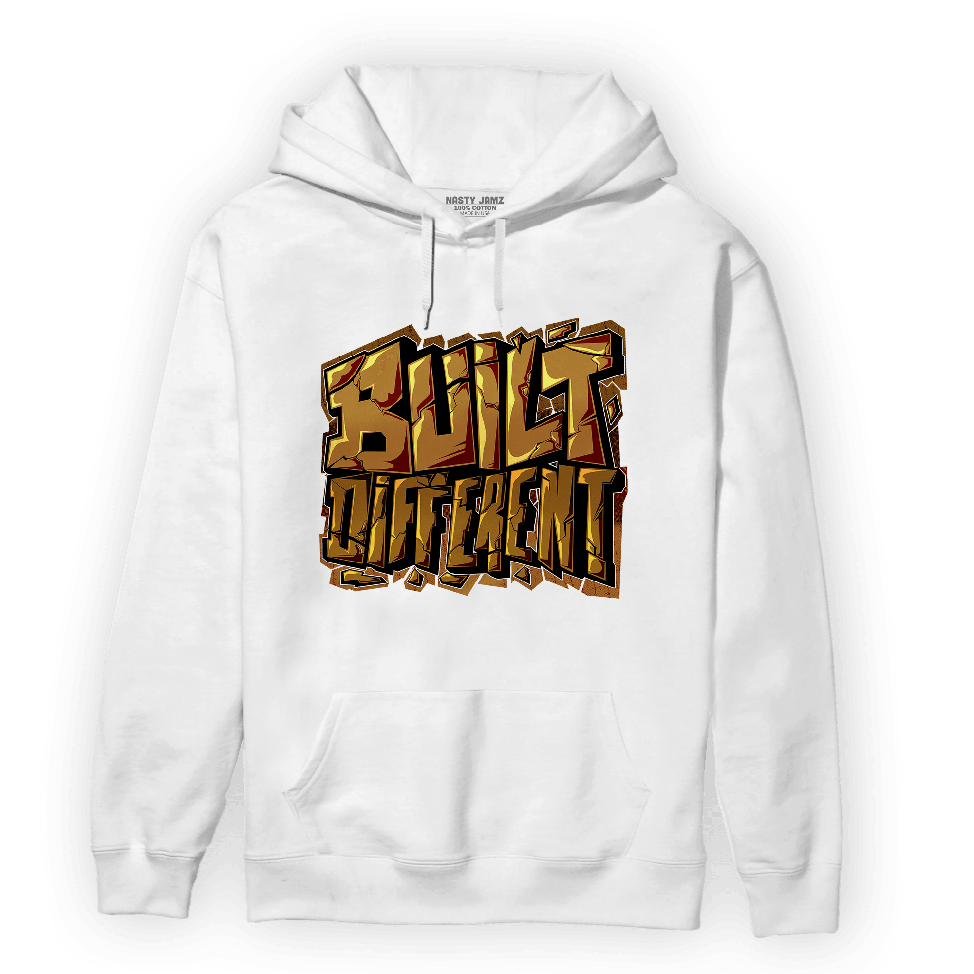 Wheat 13s Hoodie Match Built Different - NastyJamz