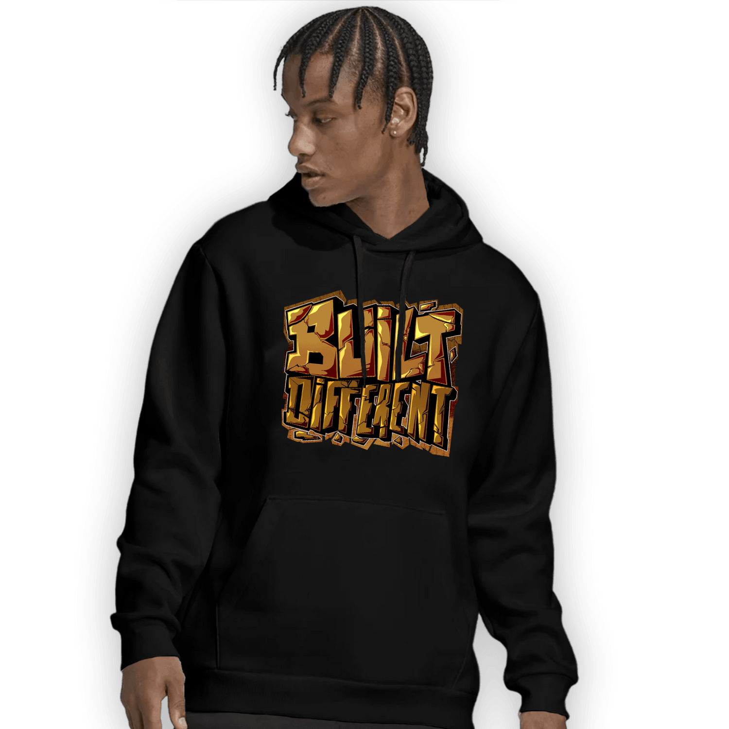 Wheat 13s Hoodie Match Built Different - NastyJamz