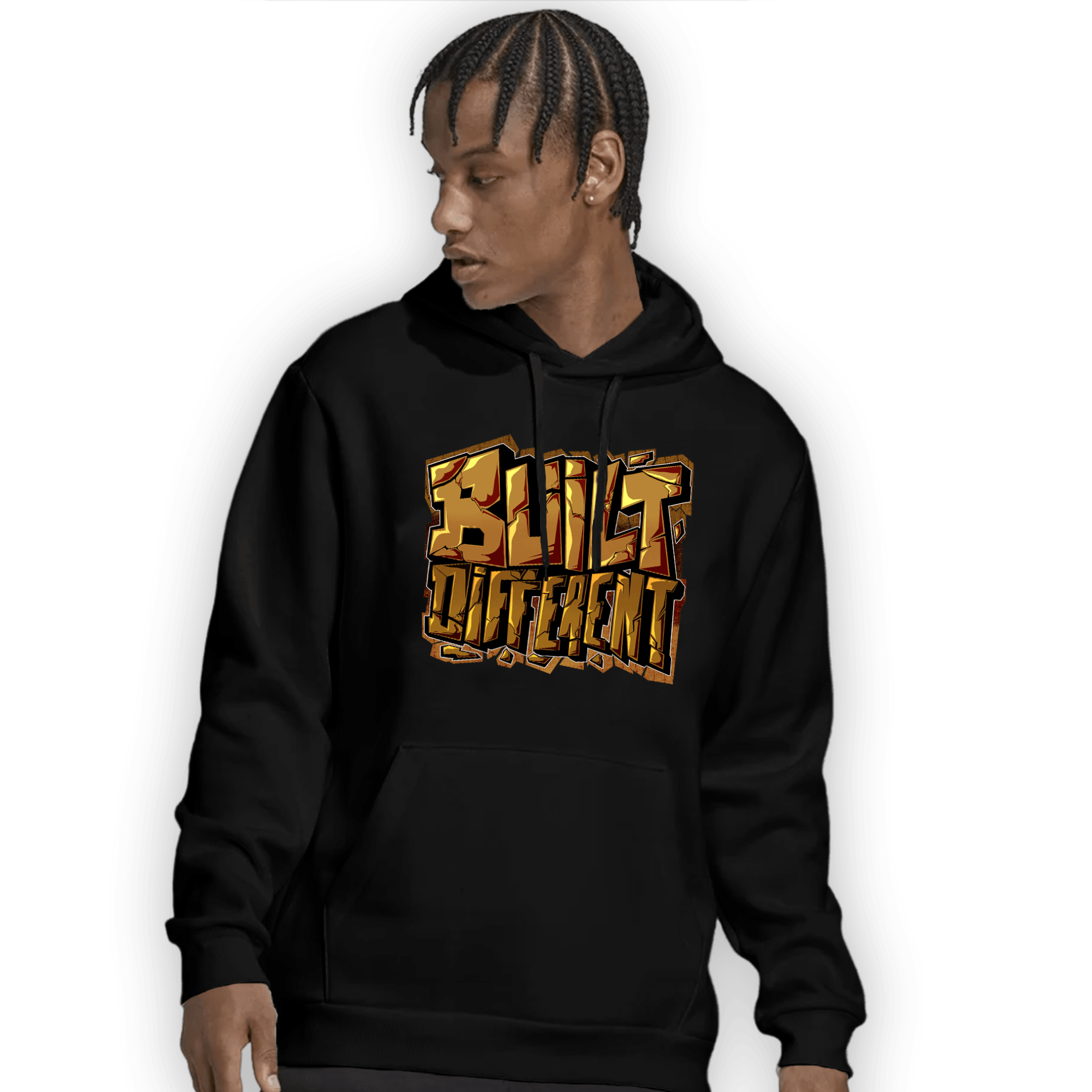Wheat 13s Hoodie Match Built Different - NastyJamz