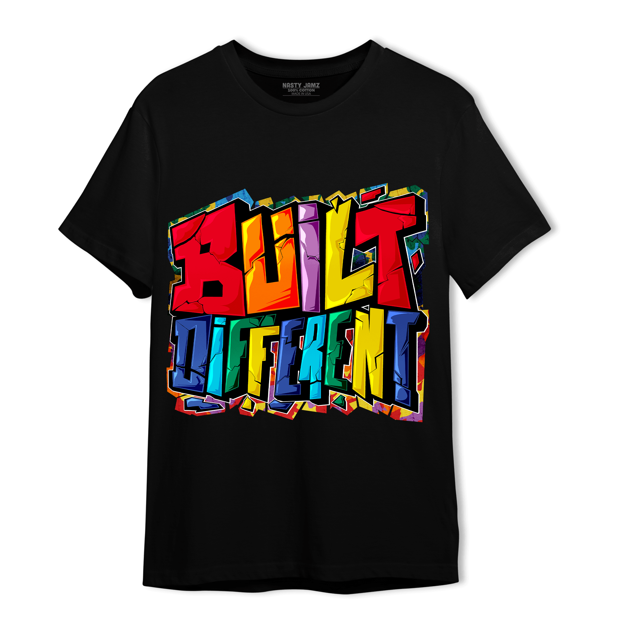 Mid GS Six Championships 1s T Shirt Match Built Different - NastyJamz