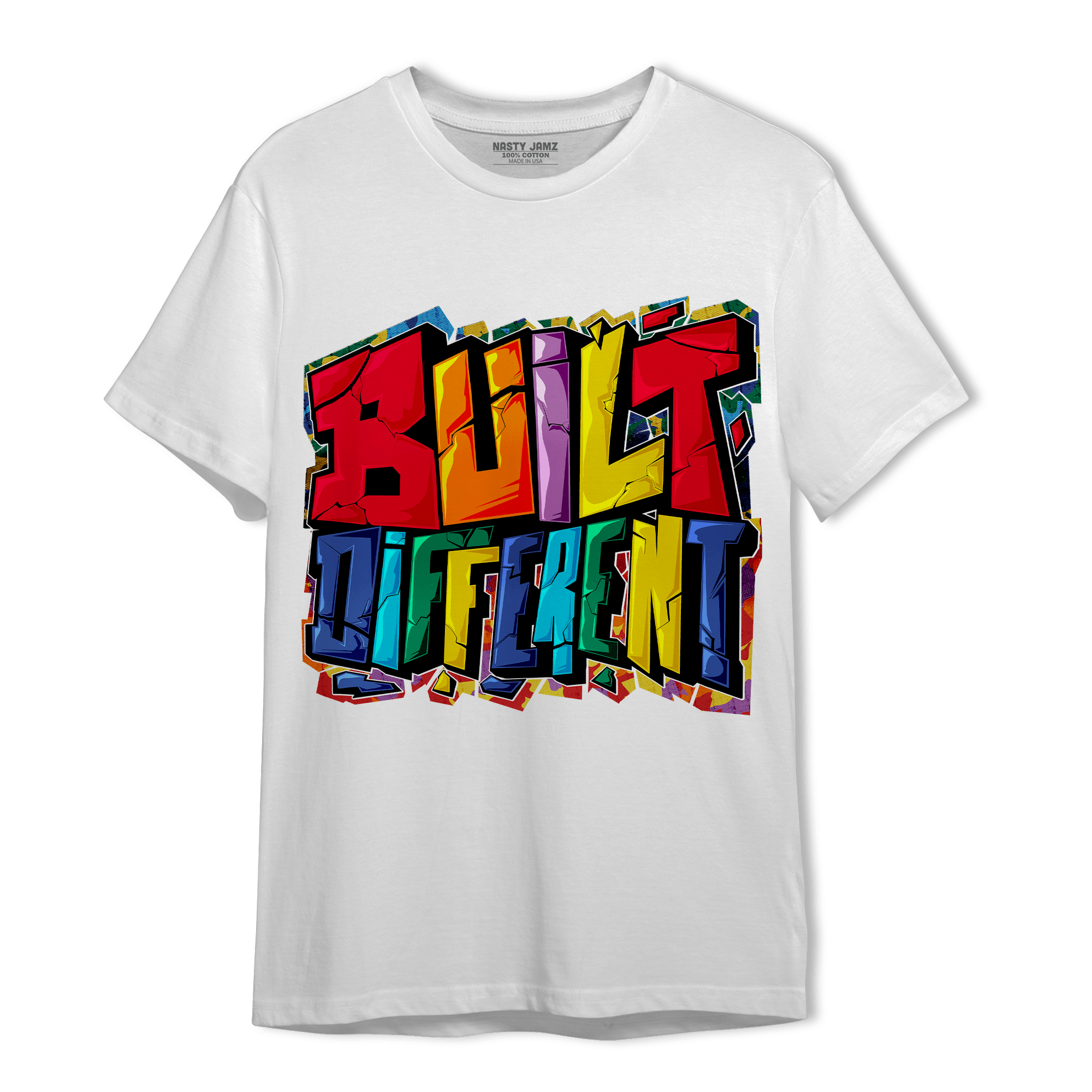 Mid GS Six Championships 1s T Shirt Match Built Different - NastyJamz