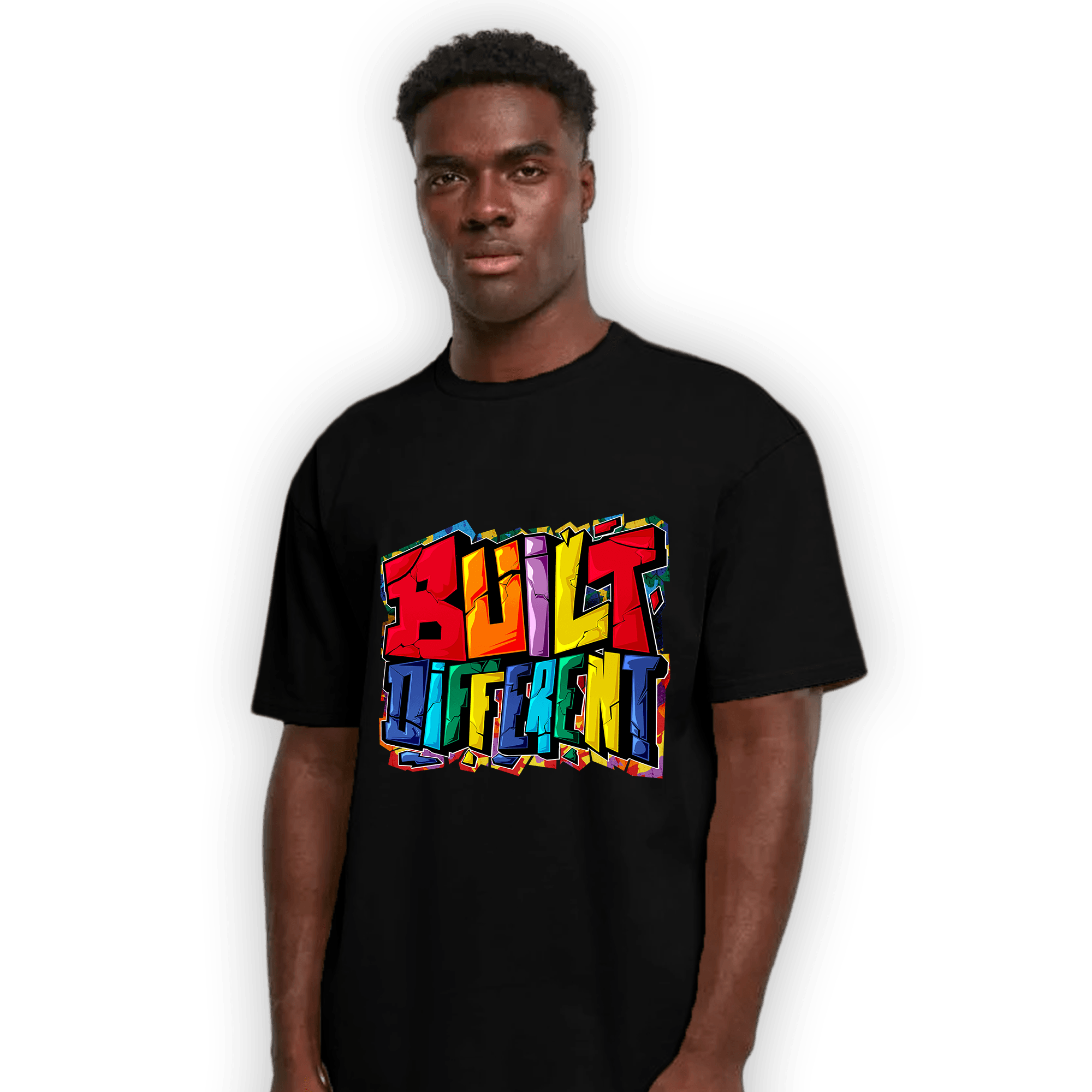 Mid GS Six Championships 1s T Shirt Match Built Different - NastyJamz