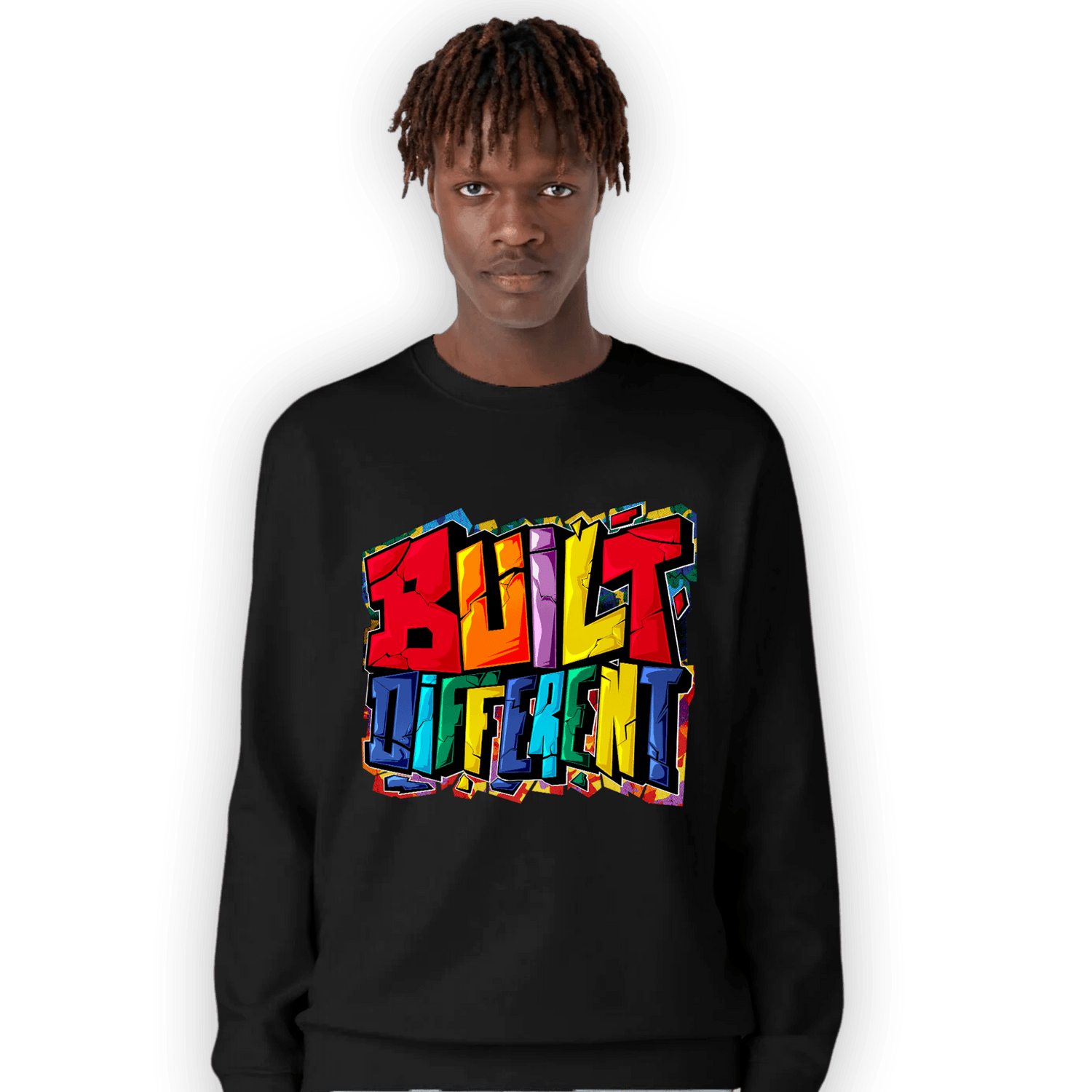 Mid GS Six Championships 1s Sweatshirt Match Built Different - NastyJamz