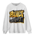Mid SE Black Gold 1s Sweatshirt Match Built Different - NastyJamz