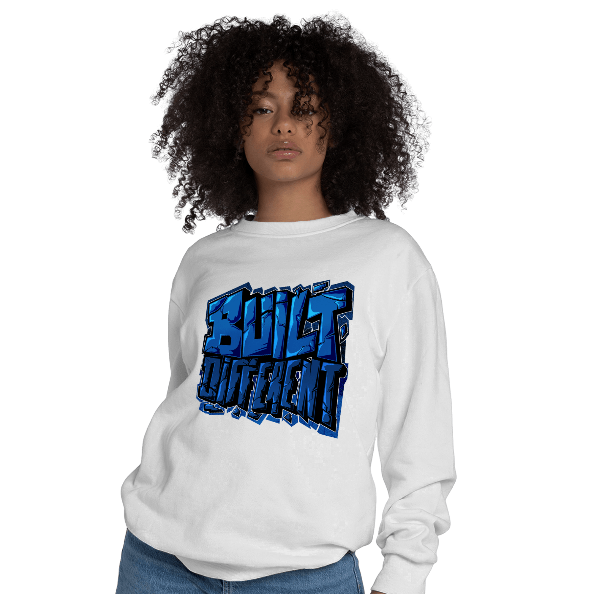 Royal Reimagined 1s Sweatshirt Match Built Different - NastyJamz