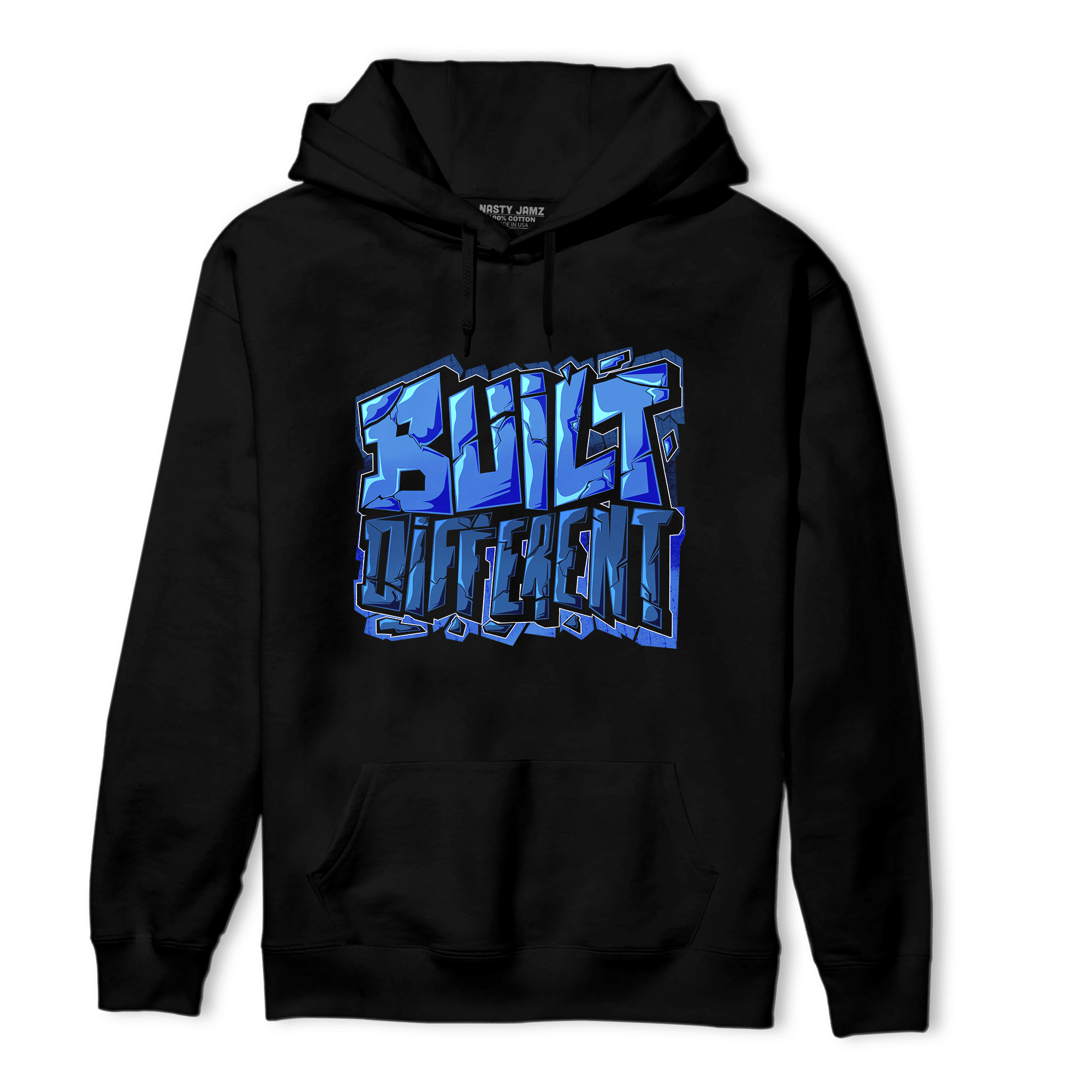 University Blue Toe 1s Hoodie Match Built Different - NastyJamz