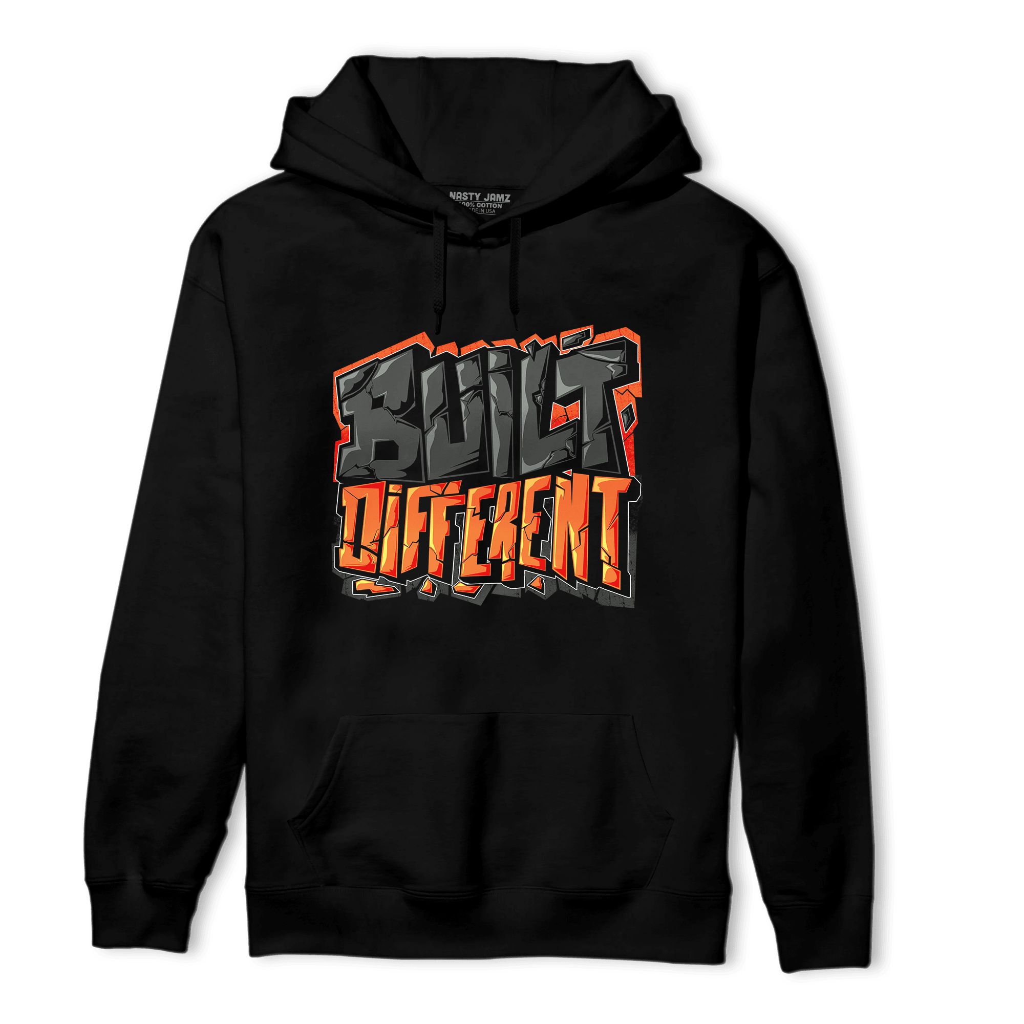 Fear Pack 3s Hoodie Match Built Different - NastyJamz