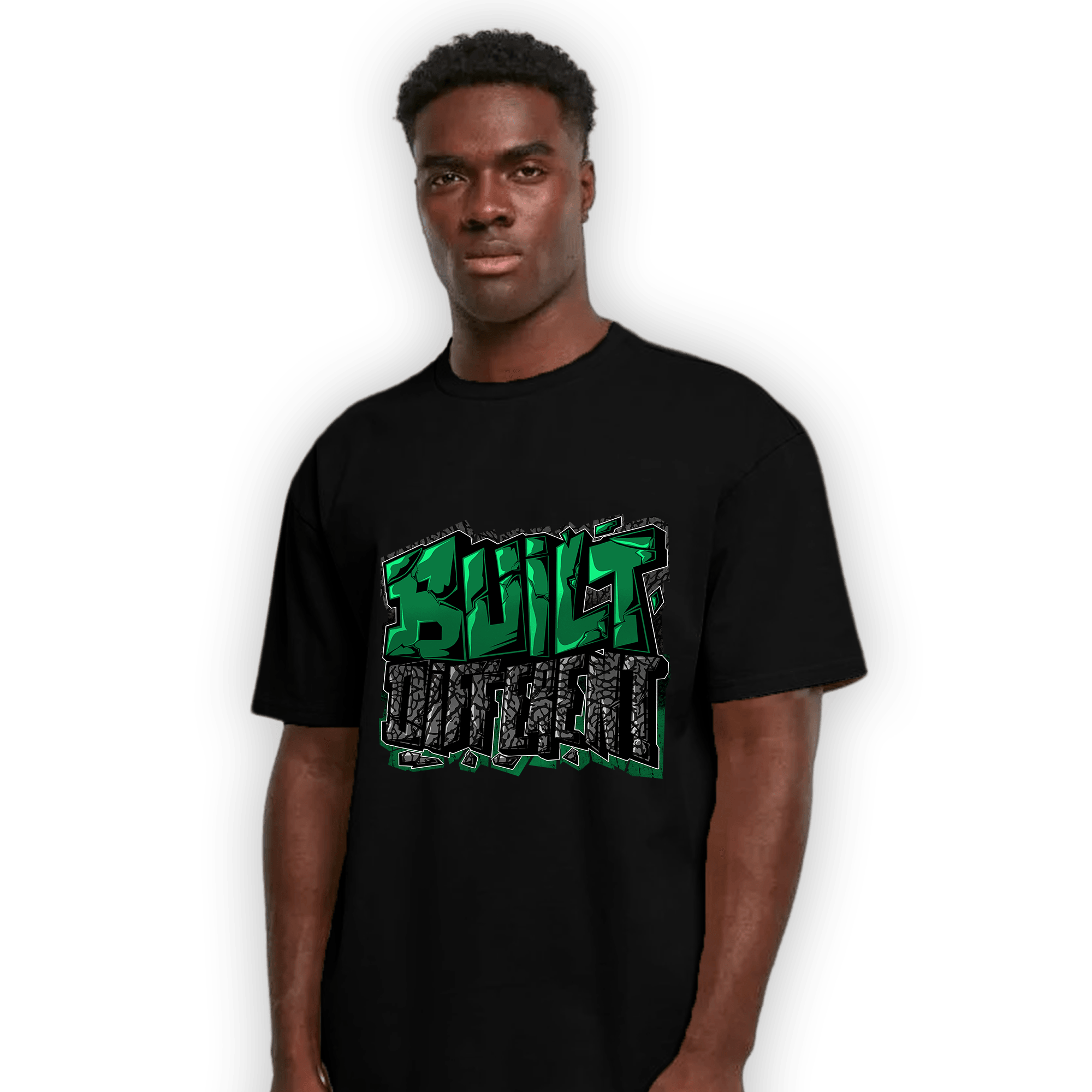 Lucky Green 3s T Shirt Match Built Different - NastyJamz