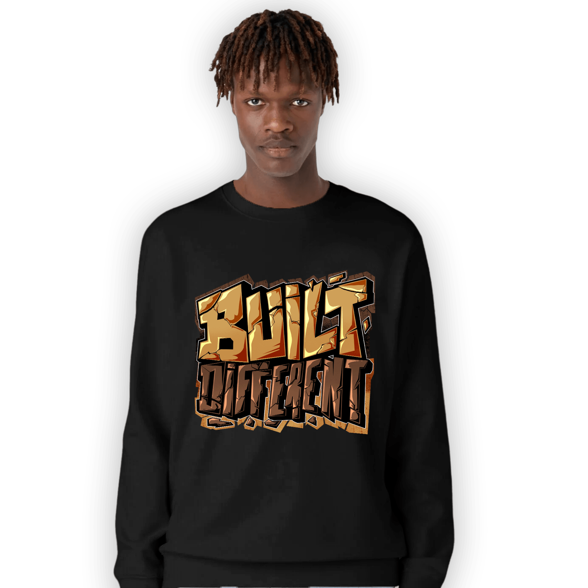 Cacao Wow 4s Sweatshirt Match Built Different - NastyJamz