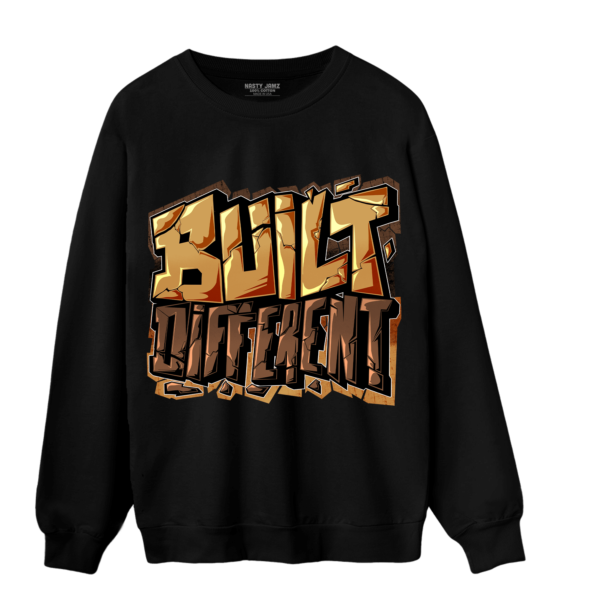 Cacao Wow 4s Sweatshirt Match Built Different - NastyJamz