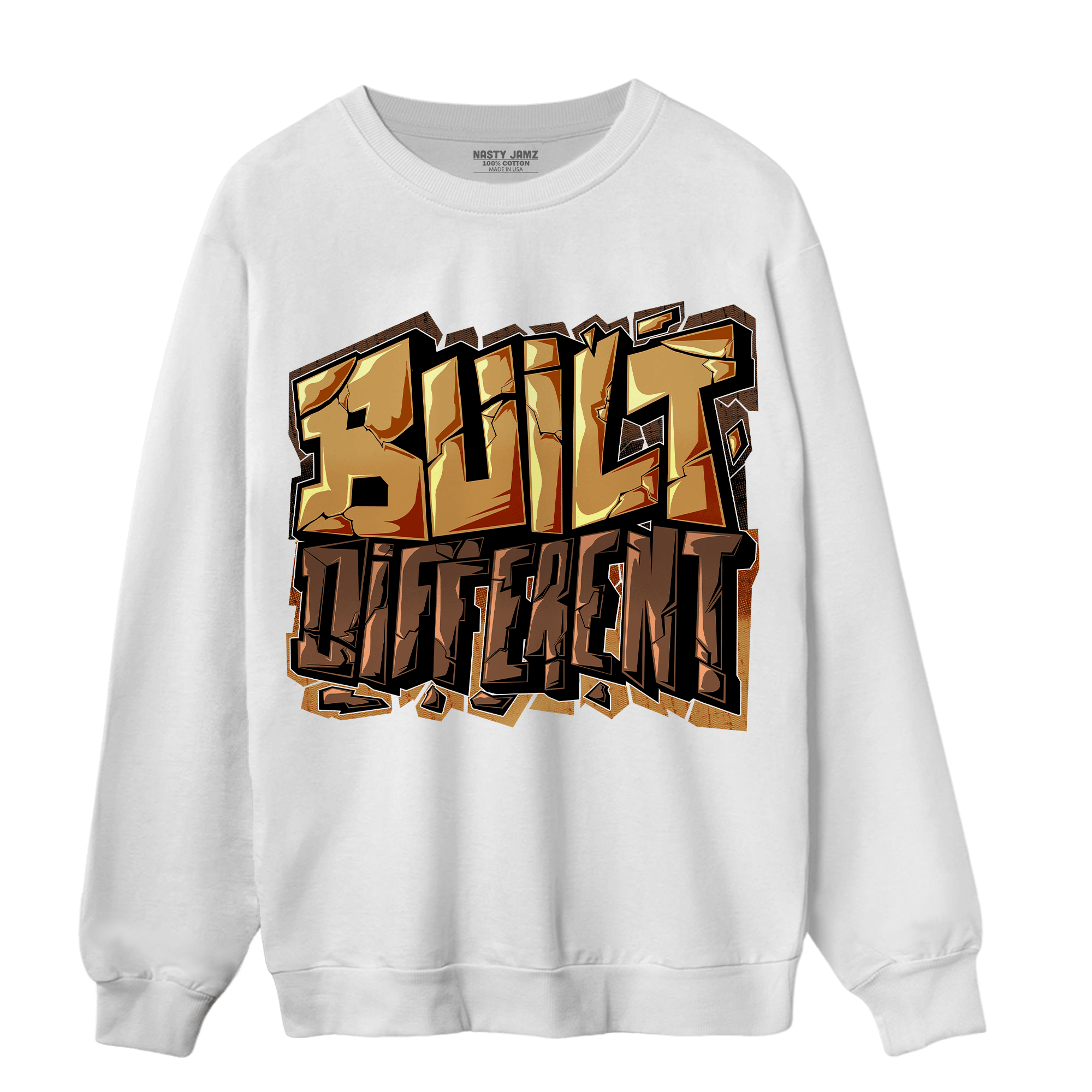 Cacao Wow 4s Sweatshirt Match Built Different - NastyJamz