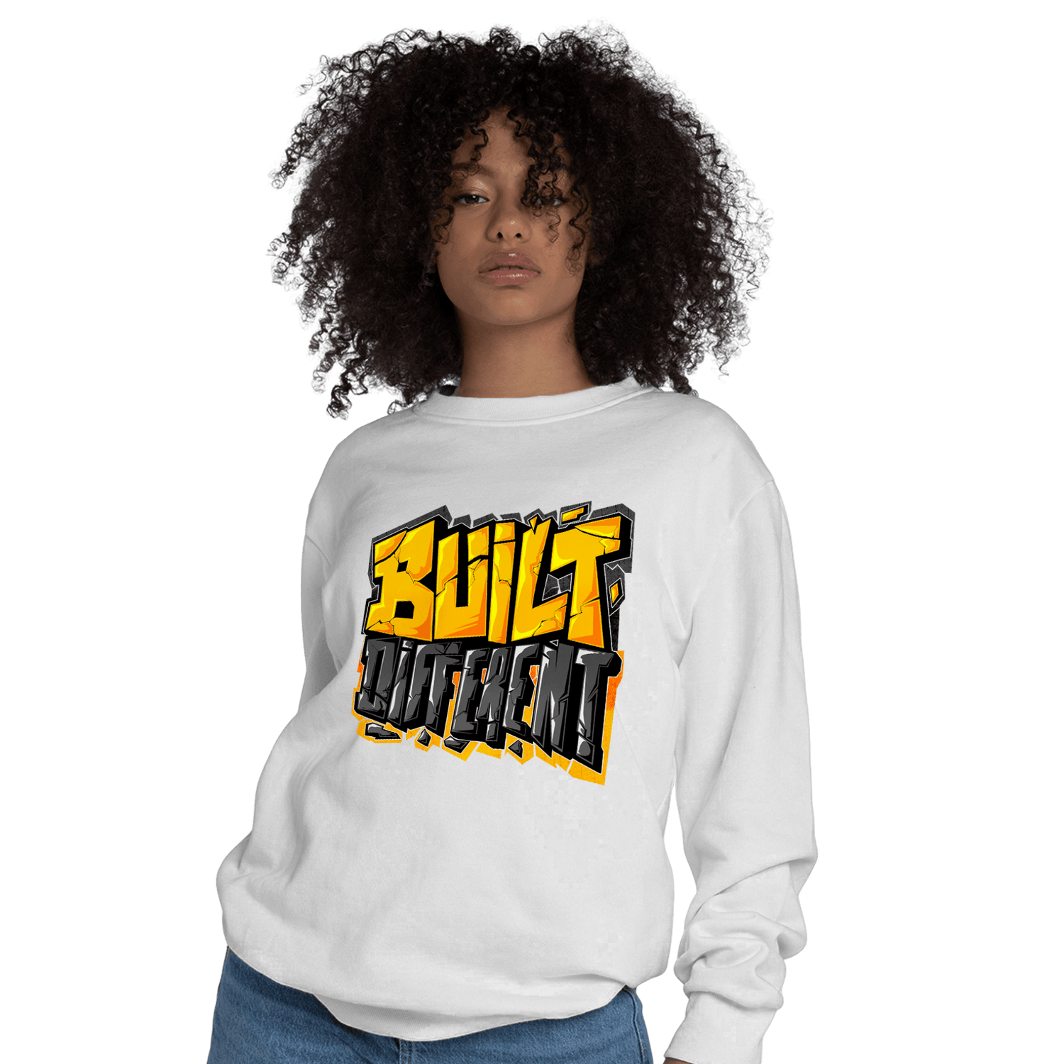 Thunder 4s Sweatshirt Match Built Different - NastyJamz
