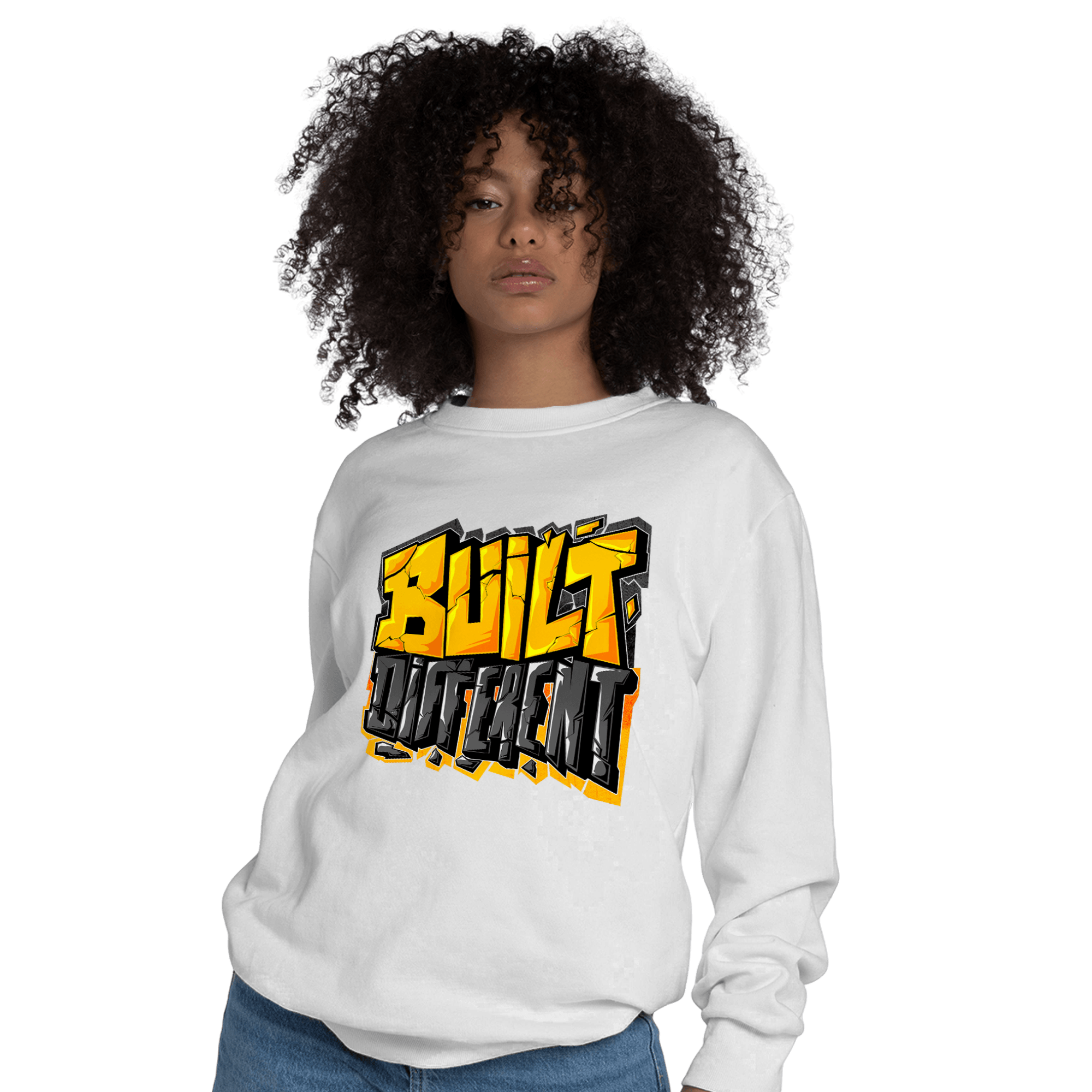 Thunder 4s Sweatshirt Match Built Different - NastyJamz