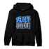 University Blue 5s Hoodie Match Built Different - NastyJamz